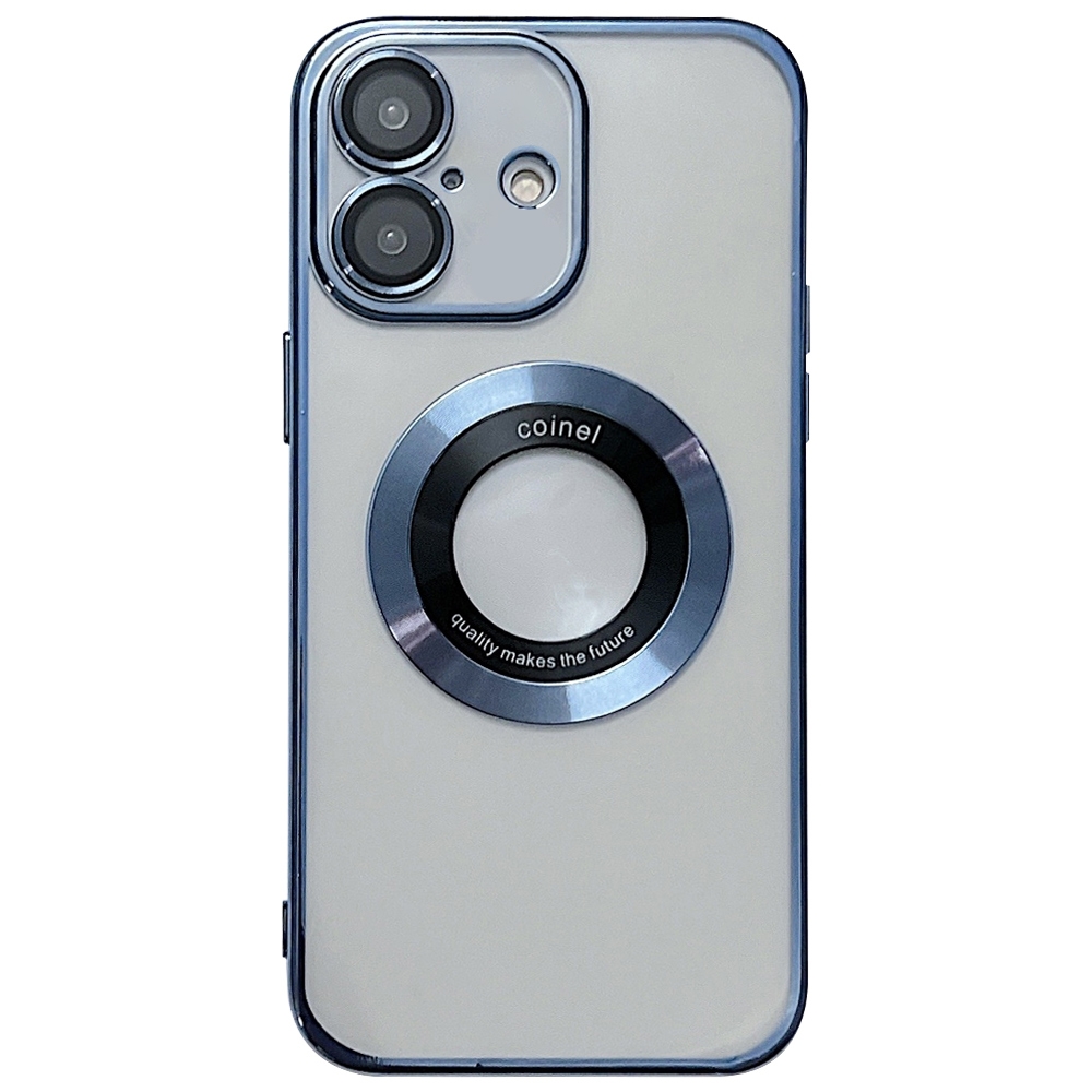 For iPhone 16 Plus Electroplating Magsafe TPU Phone Case(Blue) - Shopkiz.com