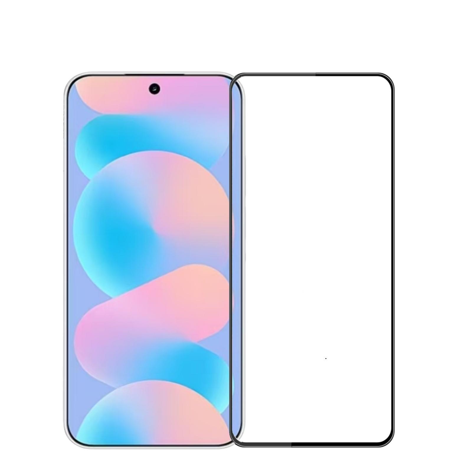 For Huawei nova 16 MOFI 9H 3D Explosion-proof Curved Screen Tempered Glass Film(Black) - Shopkiz.com