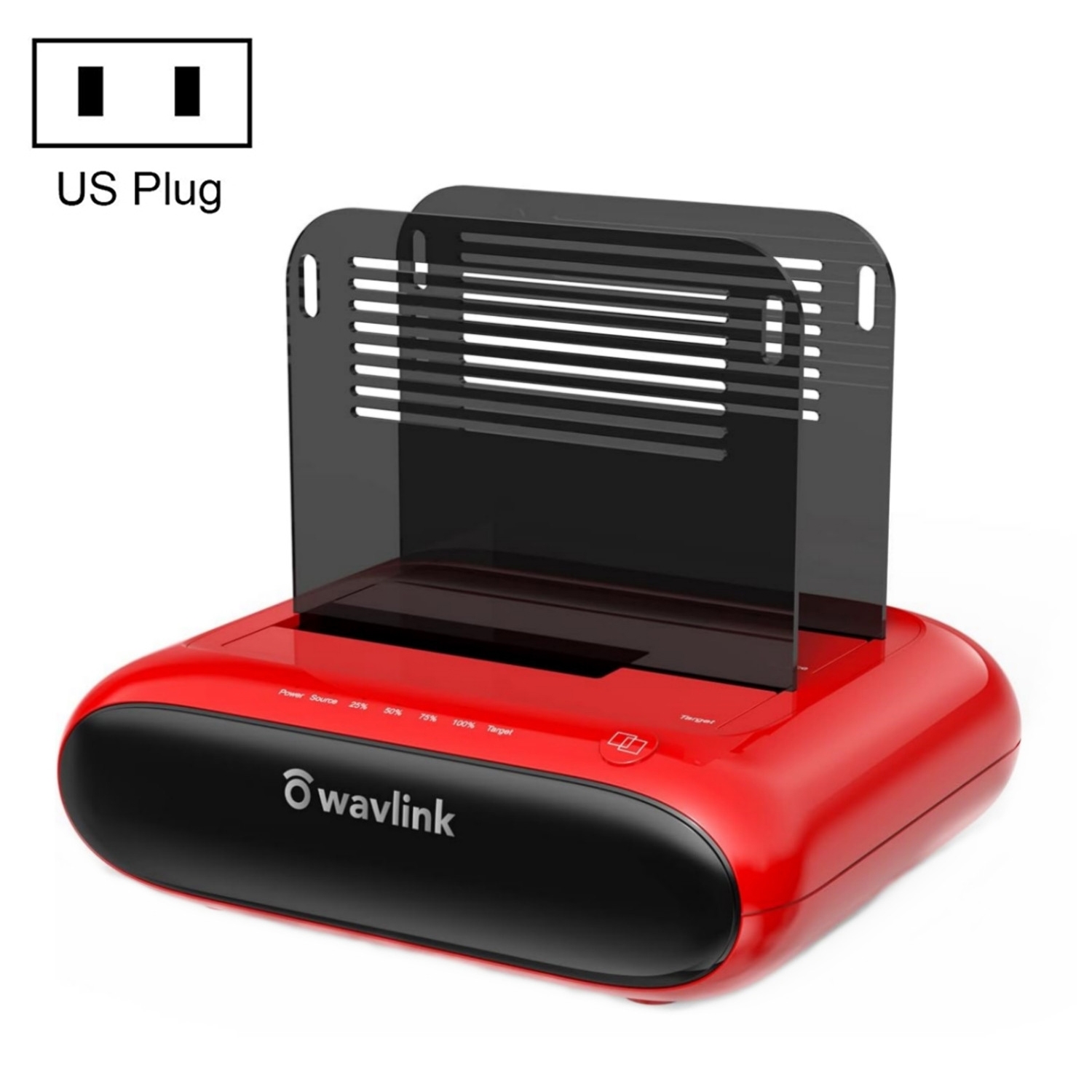 Wavlink ST341U Dual Bay External Hard Drive Docking Station Support Offline Clone Function(US Plug) - Shopkiz.com
