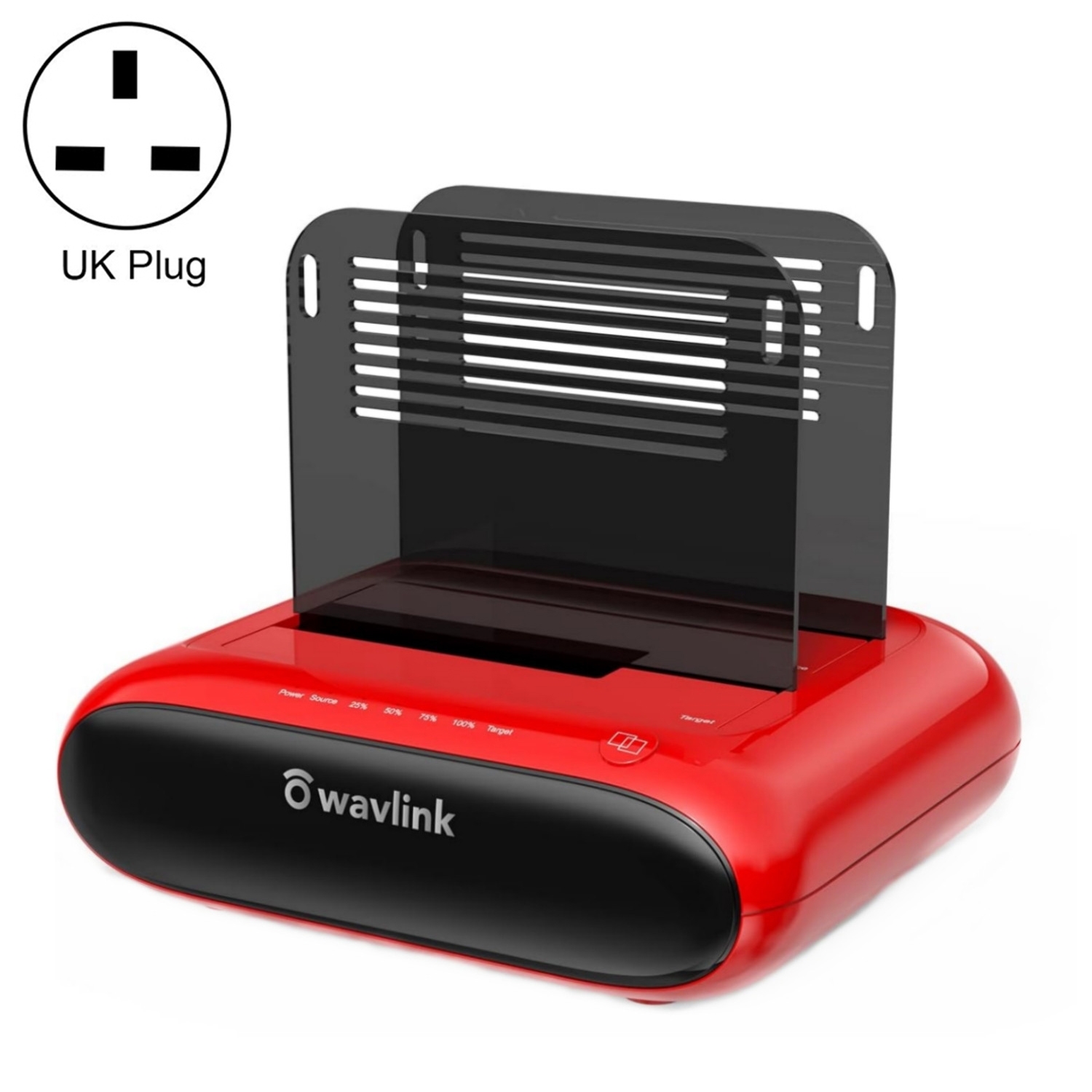 Wavlink ST341U Dual Bay External Hard Drive Docking Station Support Offline Clone Function(UK Plug) - Shopkiz.com
