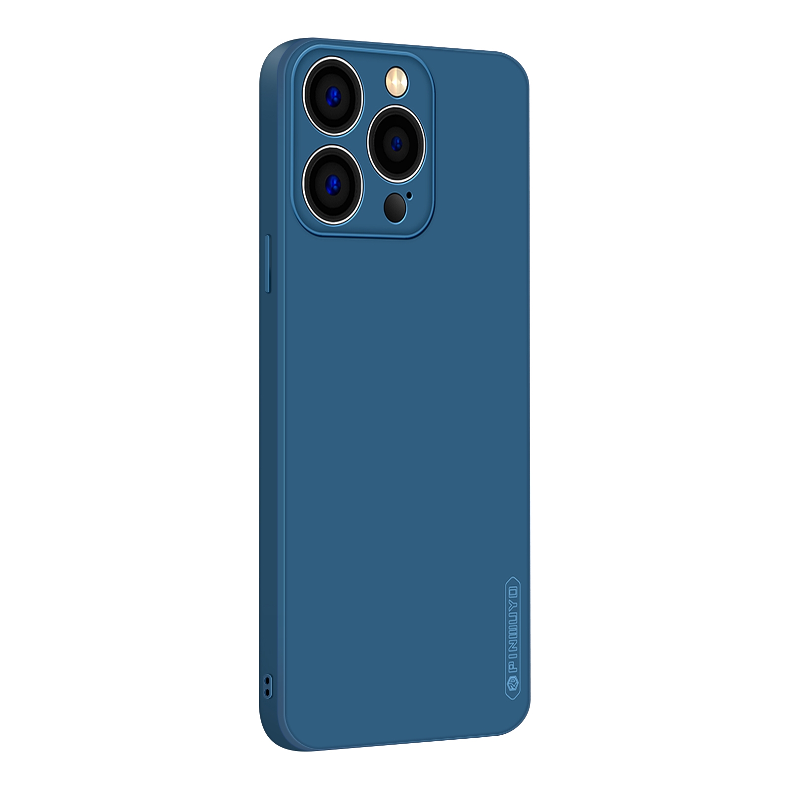 For iPhone 15 Pro Max PINWUYO Sense Series Liquid Silicone TPU Phone Case(Blue) - Shopkiz.com