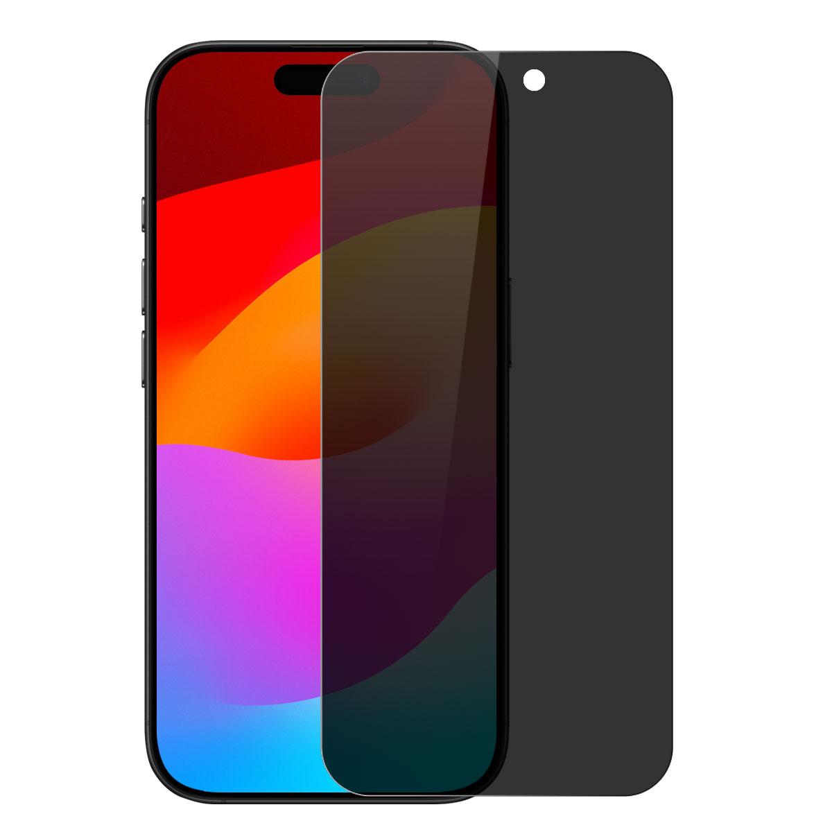 For iPhone 18 Pro NORTHJO A++ 0.3mm 28 Degree Privacy Screen Tempered Glass Film - Shopkiz.com