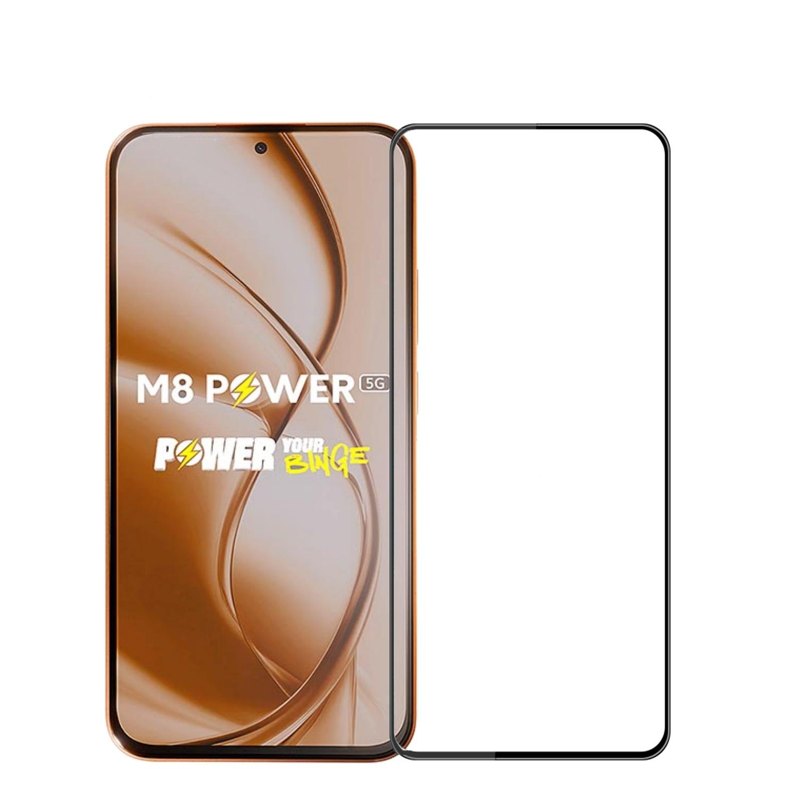 For Xiaomi Poco M8 Power 5G PINWUYO 9H 3D Full Screen Explosion-proof Tempered Glass Film(Black) - Shopkiz.com