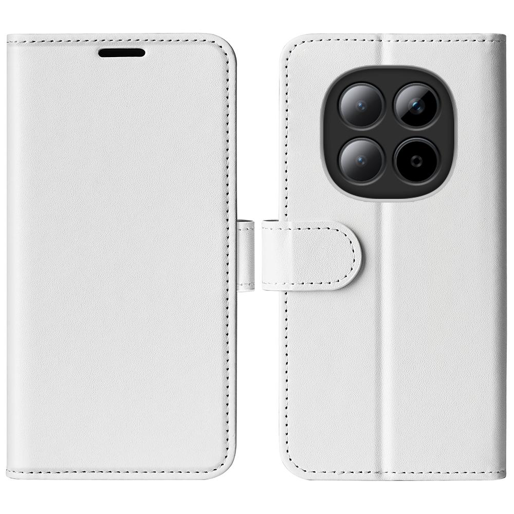 For Redmi Note 15 Pro 5G Global 163.6mm R64 Texture Horizontal Flip Leather Phone Case(White) - Shopkiz.com