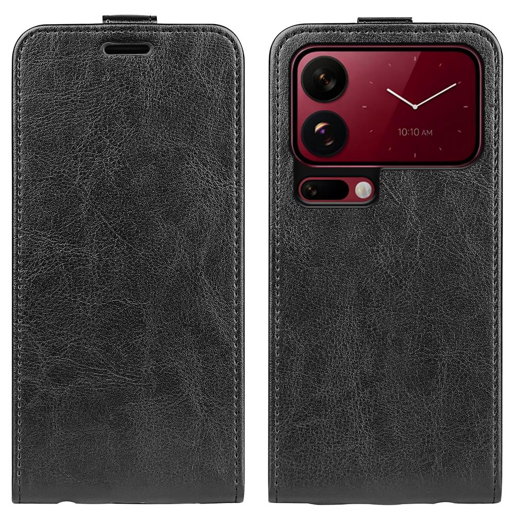 For Xiaomi 18 Pro 5G R64 Texture Single Vertical Flip Leather Phone Case(Black) - Shopkiz.com