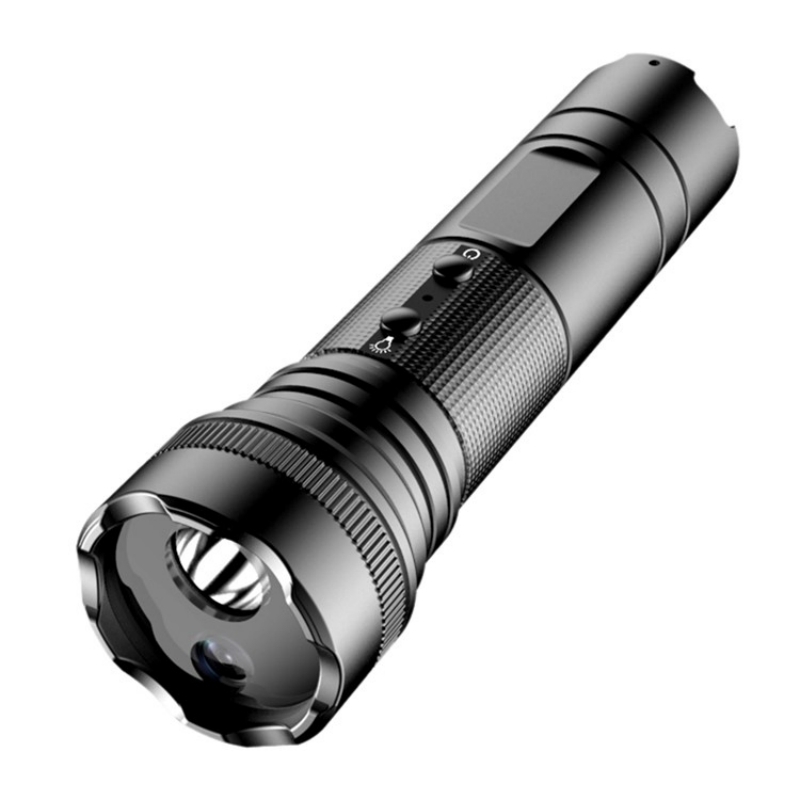H66B 120-degree Wide Angle 4K Ultra HD Bike Helmet Camera Waterproof Flashlight Camcorder - Shopkiz.com