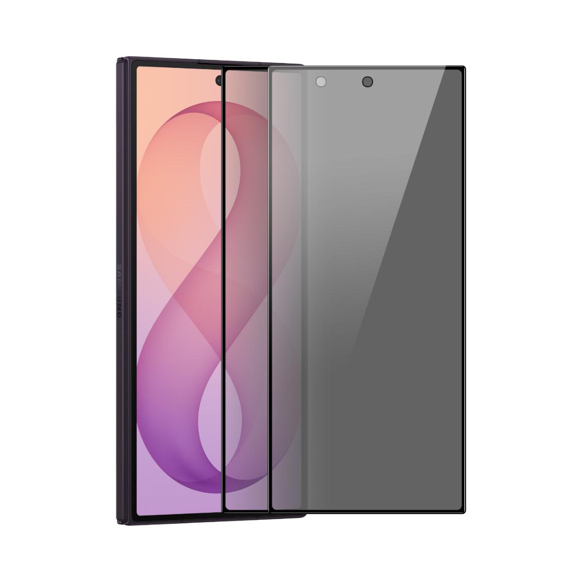 For Galaxy Z Fold7 5G Outer Screen 2pcs ENKAY Hat-Prince 28 Degree Anti-peeping Privacy Tempered Glass Film - Shopkiz.com