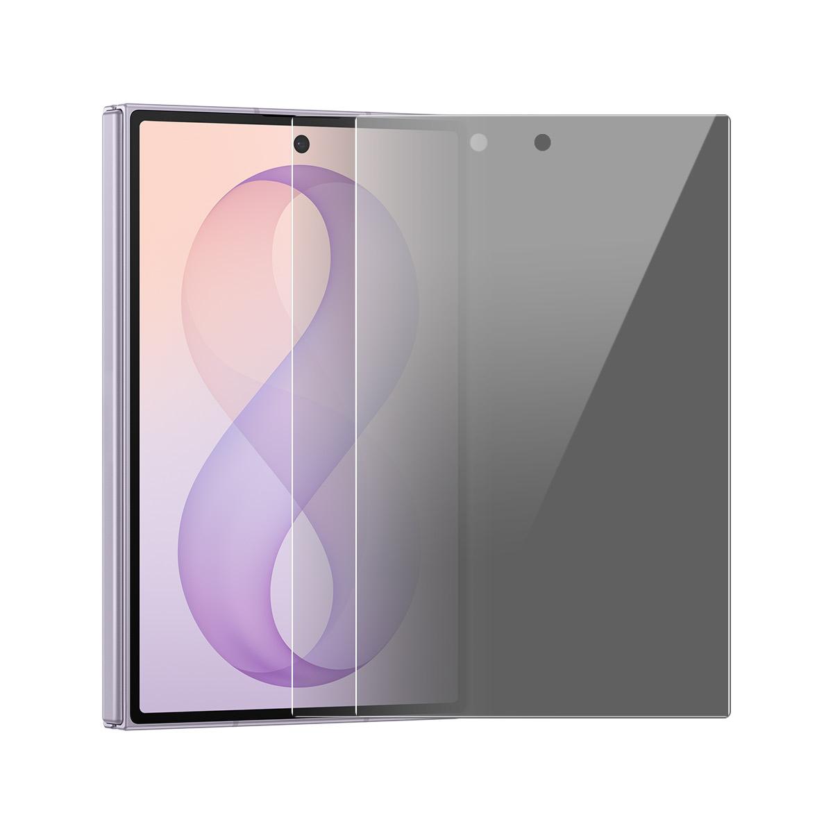 For Galaxy Z Fold8 5G Outer Screen 2pcs ENKAY Hat-Prince 28 Degree Anti-peeping Privacy Tempered Glass Film - Shopkiz.com