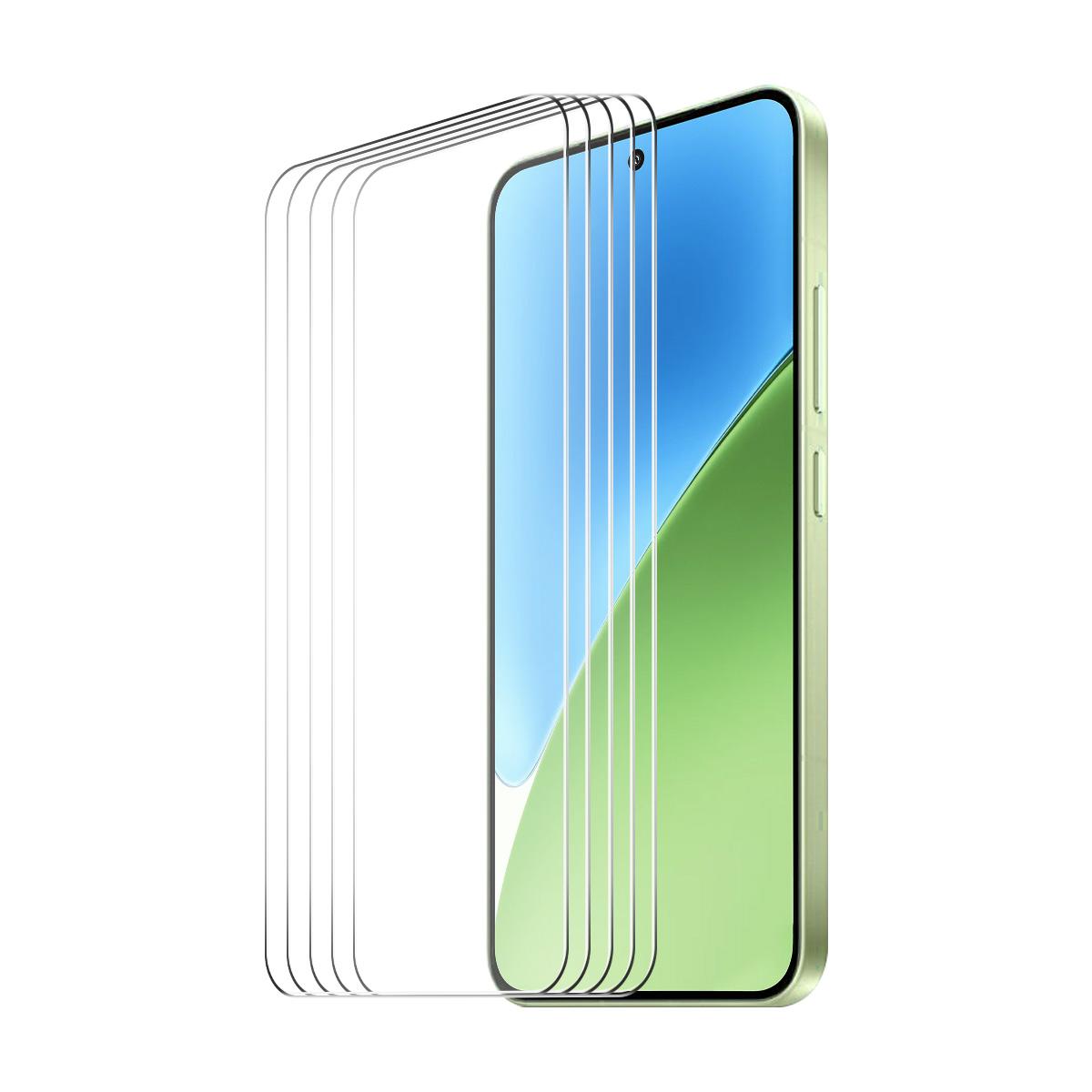 For Xiaomi Poco M8 Power 5G 5pcs ENKAY 9H Big Arc Edge High Aluminum-silicon Tempered Glass Film - Shopkiz.com