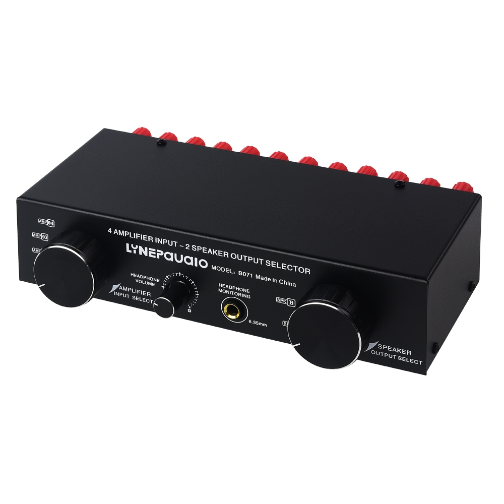 B071 4 Input 2 Output or 2 In 4 Out Power Amplifier Speaker Selector Switcher - Shopkiz.com