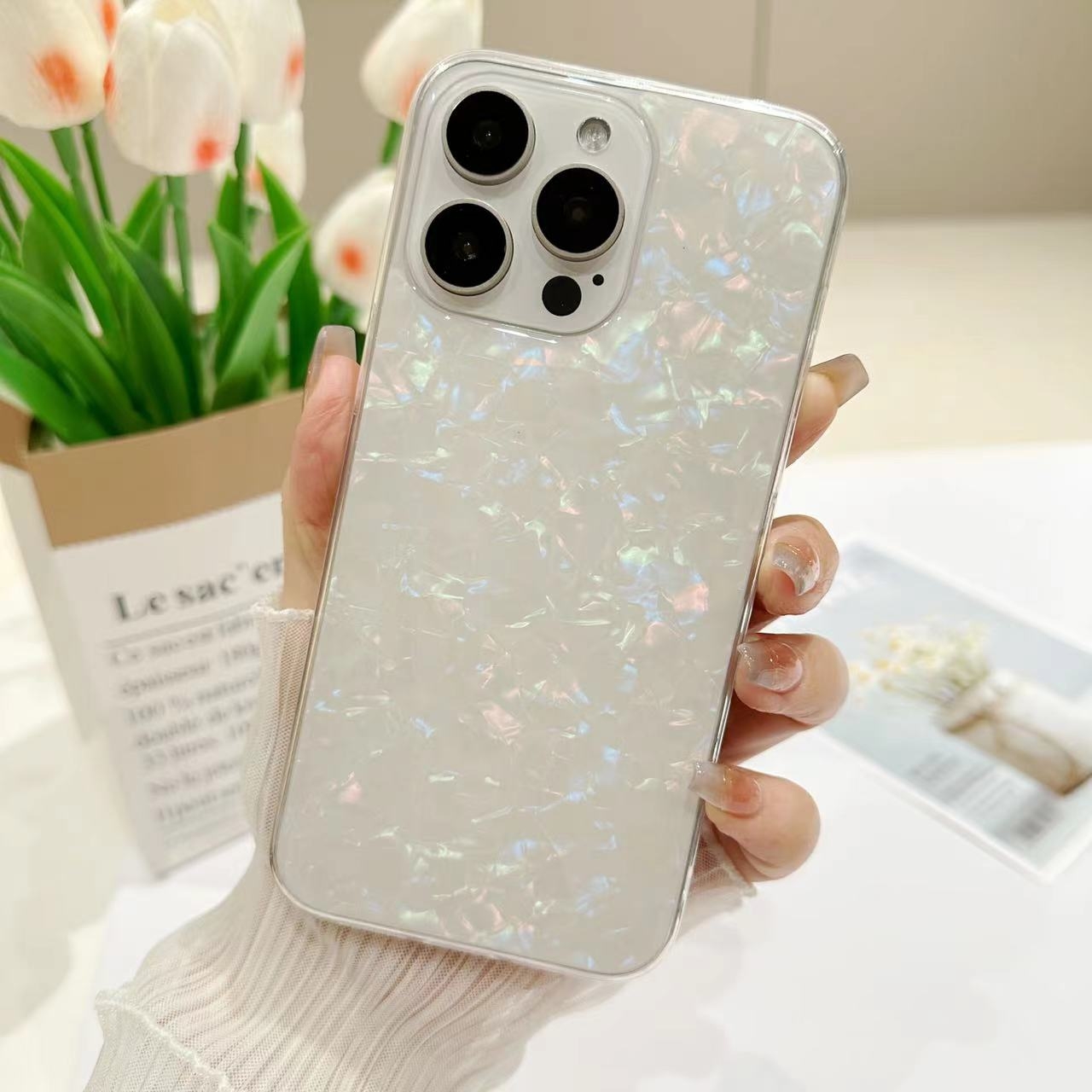 For iPhone 15 Pro Max Shell Pattern TPU Protective Phone Case(Colorful) - Shopkiz.com