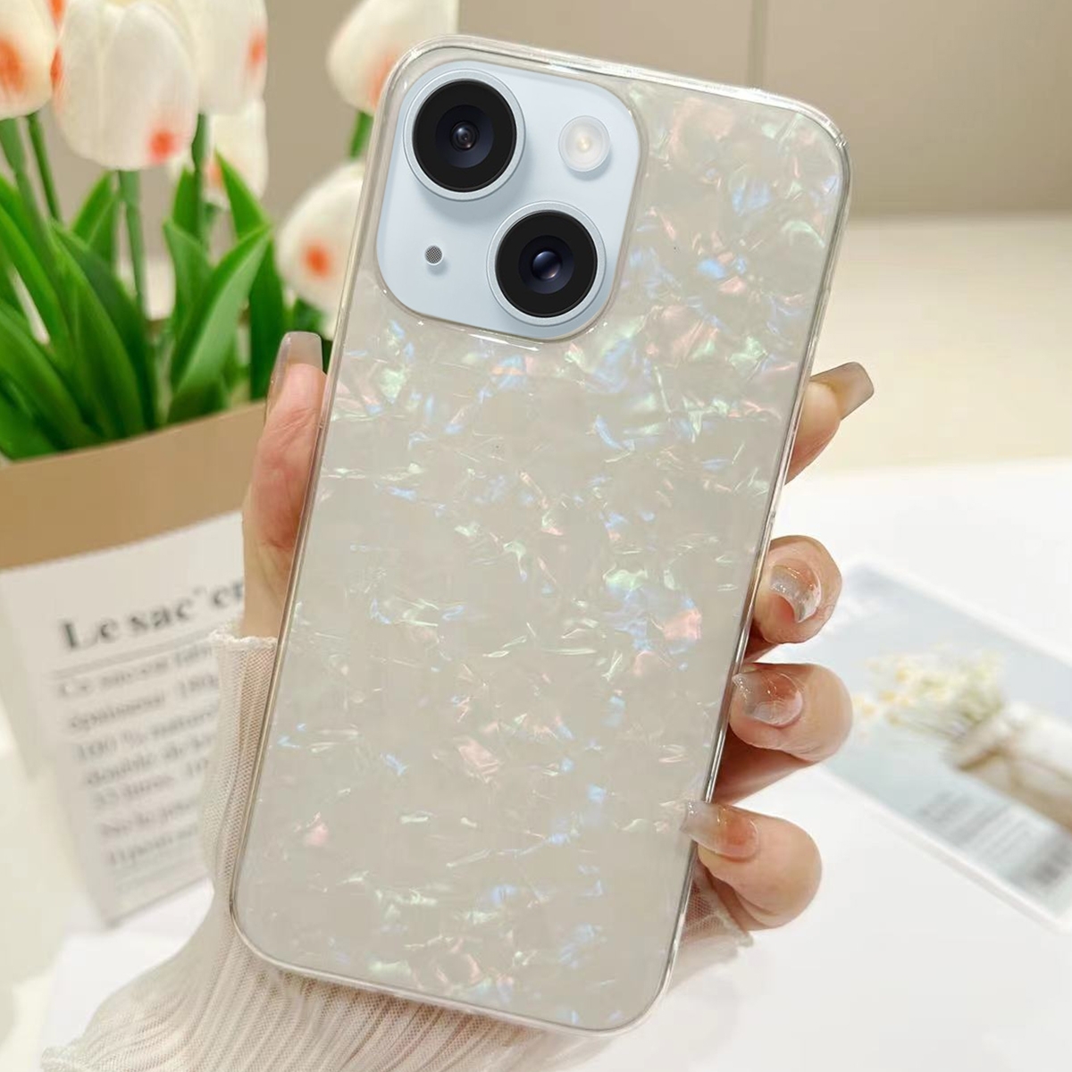 For iPhone 15 Shell Pattern TPU Protective Phone Case(Colorful) - Shopkiz.com