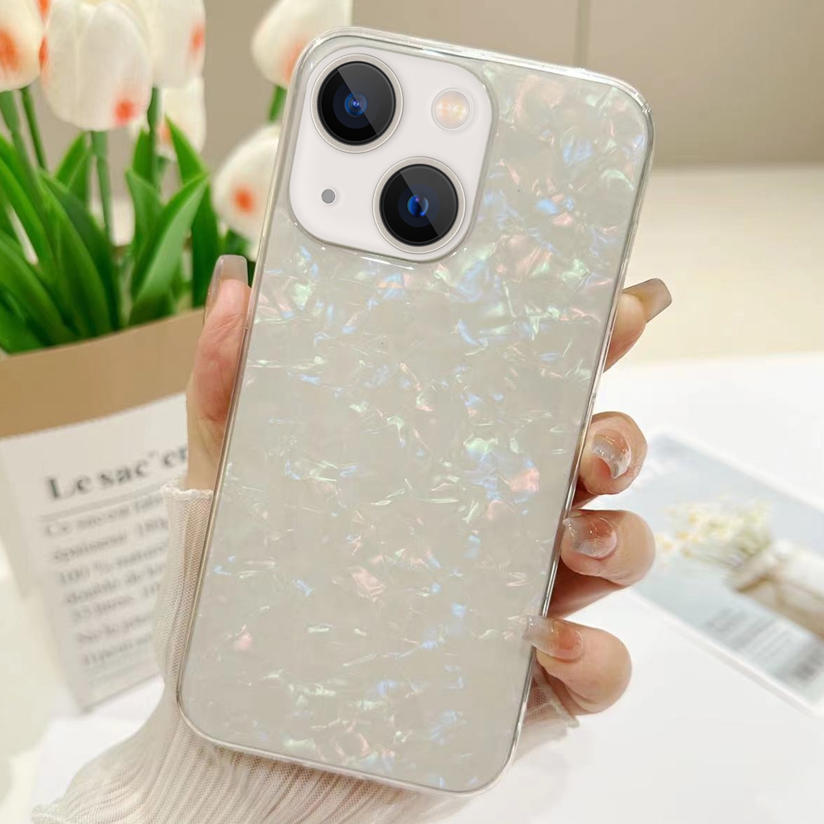 For iPhone 14 Plus Shell Pattern TPU Protective Phone Case(Colorful) - Shopkiz.com