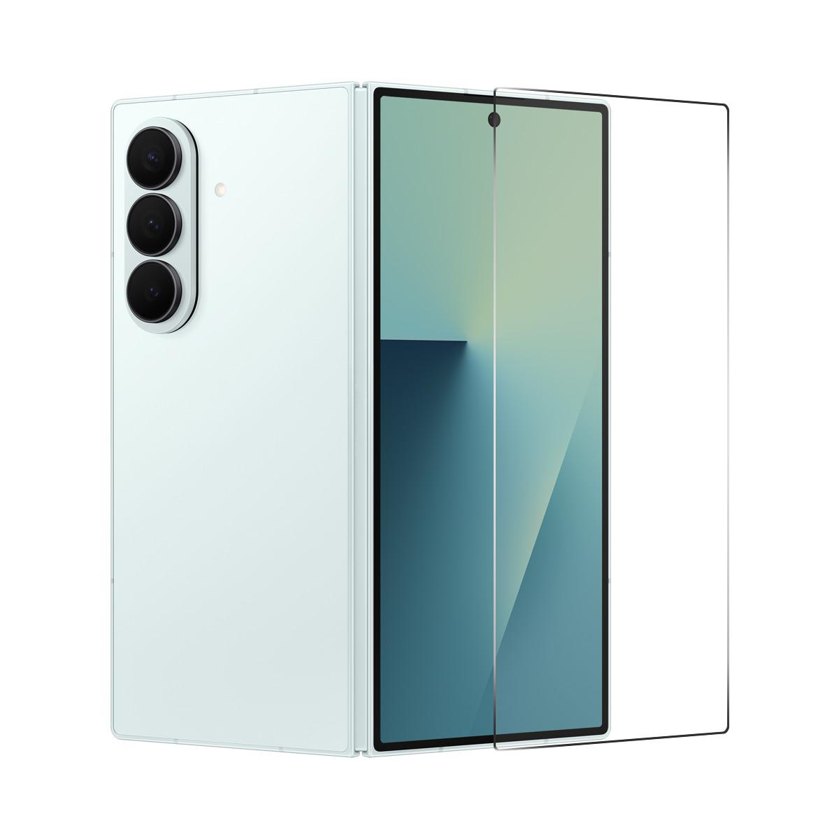 For Galaxy Z Fold8 Ultra 5G Outer Screen ENKAY 9H Big Arc Edge High Aluminum-silicon Tempered Glass Film - Shopkiz.com