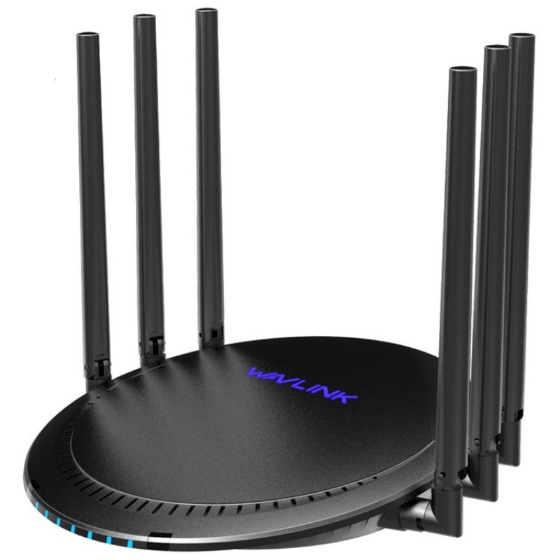 WAVLINK WN531A6 Dual Band Wireless Repeater AC2100 Gigabit Ethernet Port WiFi Router, Plug:UK Plug - Shopkiz.com