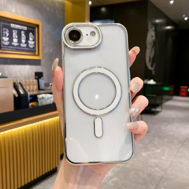 For iPhone 17e / 16e Imitation Original Magsafe TPU Phone Case(White) - Shopkiz.com