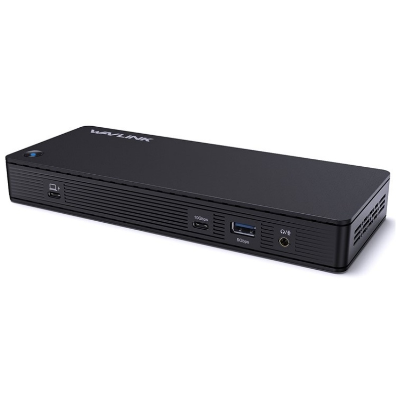 WAVLINK UTD22 Support 96W Laptop Charging USB4 Docking Station Dual Monitor USB-C Hub(EU Plug) - Shopkiz.com