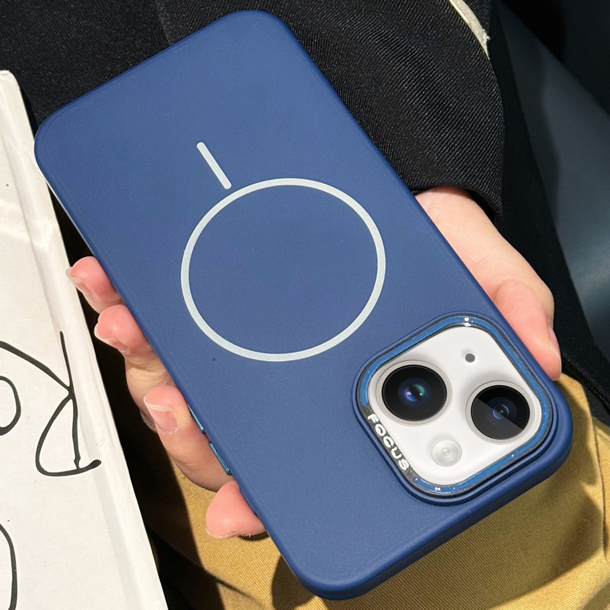 For iPhone 13 Skin-friendly Ultra-thin MagSafe PC Phone Case(Blue) - Shopkiz.com