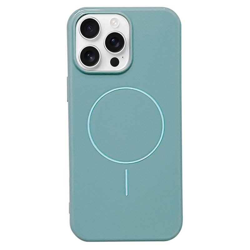 For iPhone 13 Pro Max Glossy TPU Shockproof MagSafe Phone Case(Blue) - Shopkiz.com