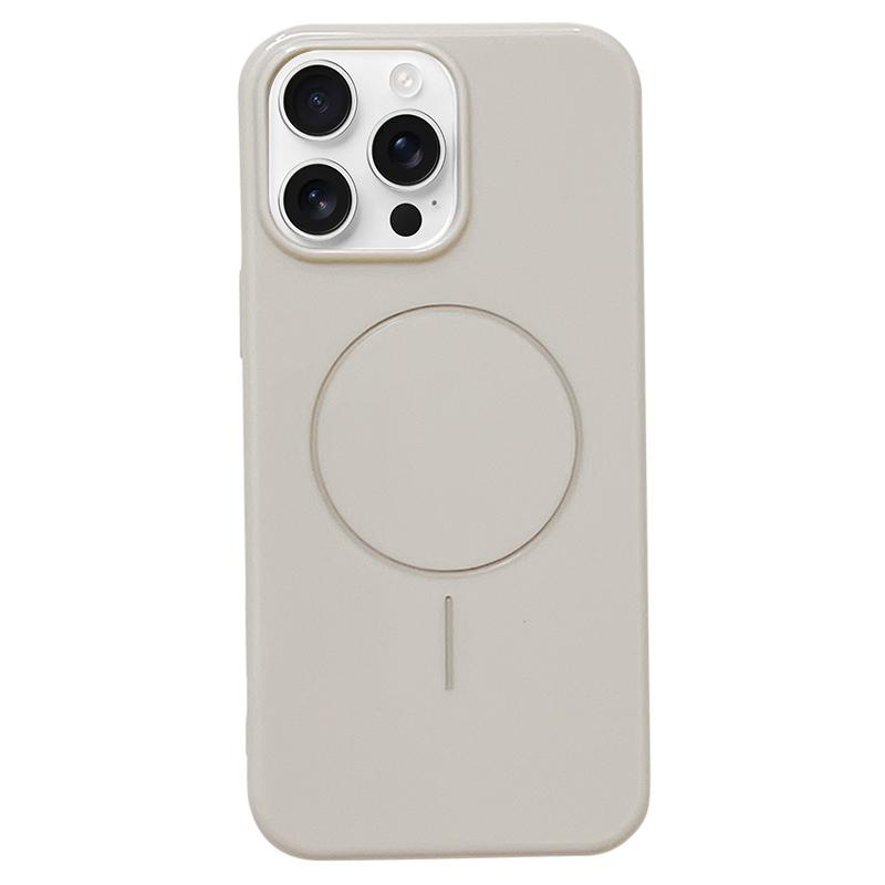For iPhone 12 Pro Max Glossy TPU Shockproof MagSafe Phone Case(Rock Color) - Shopkiz.com