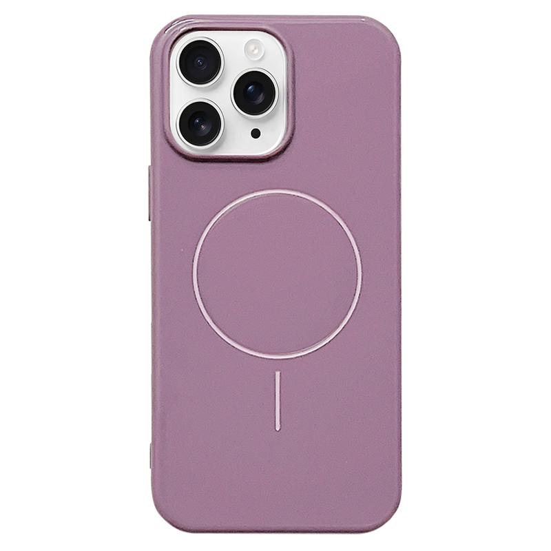 For iPhone 11 Pro Max Glossy TPU Shockproof MagSafe Phone Case(Purple) - Shopkiz.com