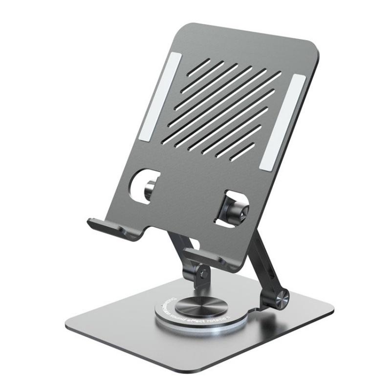 L8 2 in 1 360 Degree Rotating Foldable Desktop Phone Tablet Metal Cooling Holder - Shopkiz.com