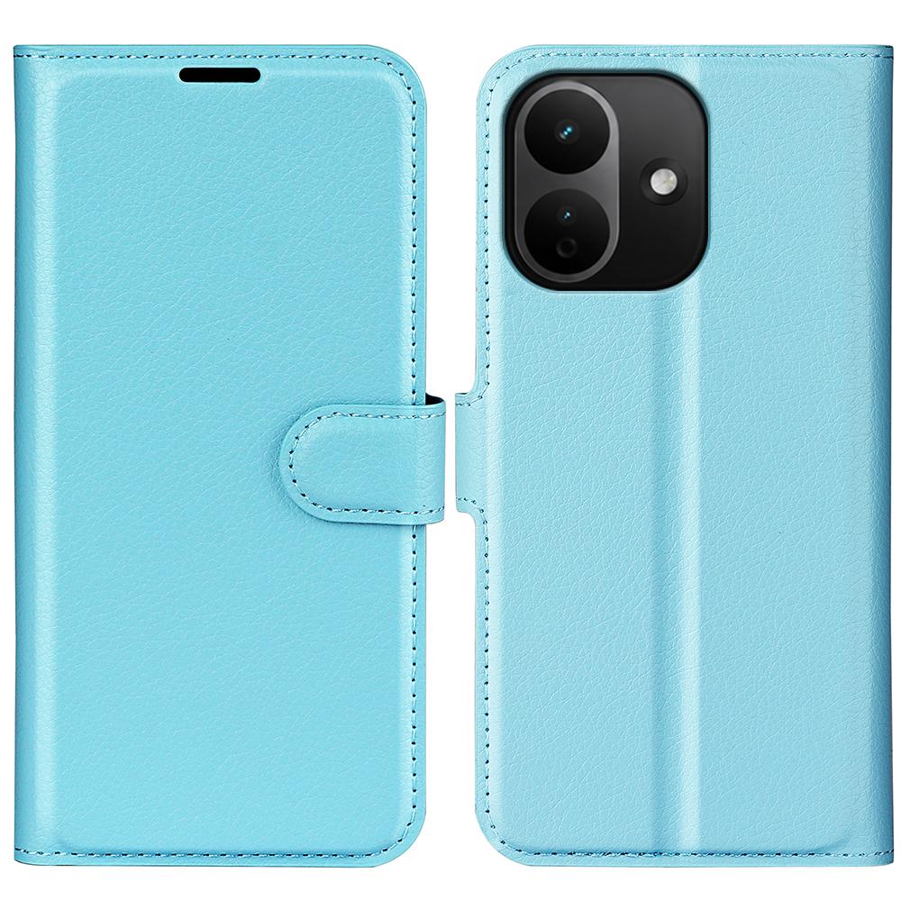 For Redmi Note 17 Pro 5G Global 163mm Litchi Texture Horizontal Flip Leather Phone Case with Holder(Blue) - Shopkiz.com