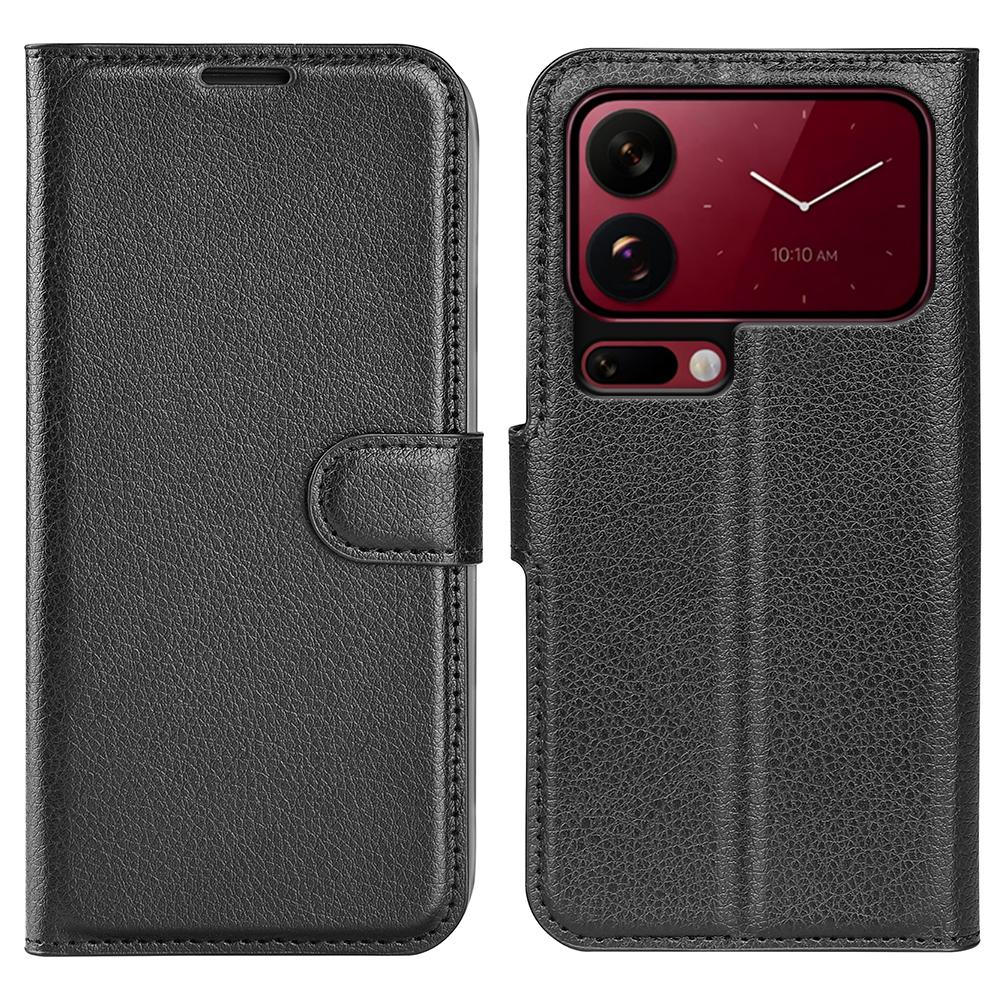 For Xiaomi 18 Pro 5G Litchi Texture Horizontal Flip Leather Phone Case with Holder(Black) - Shopkiz.com