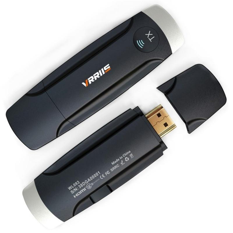 VRRIIS 093 High Definition Extension Video Transmitter Receiver Wireless HDMI Extender(Silver+Black) - Shopkiz.com