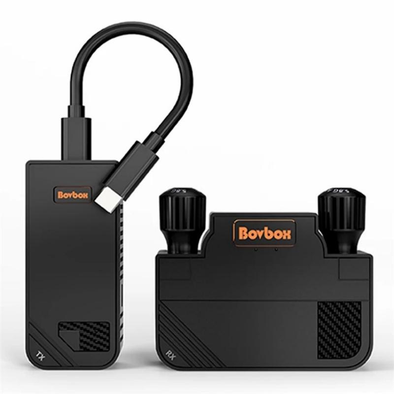 BOVBOX 091-TC For Phone Projector USB C Wireless Transmitter And Receiver Video Extender, Plug:EU Plug - Shopkiz.com