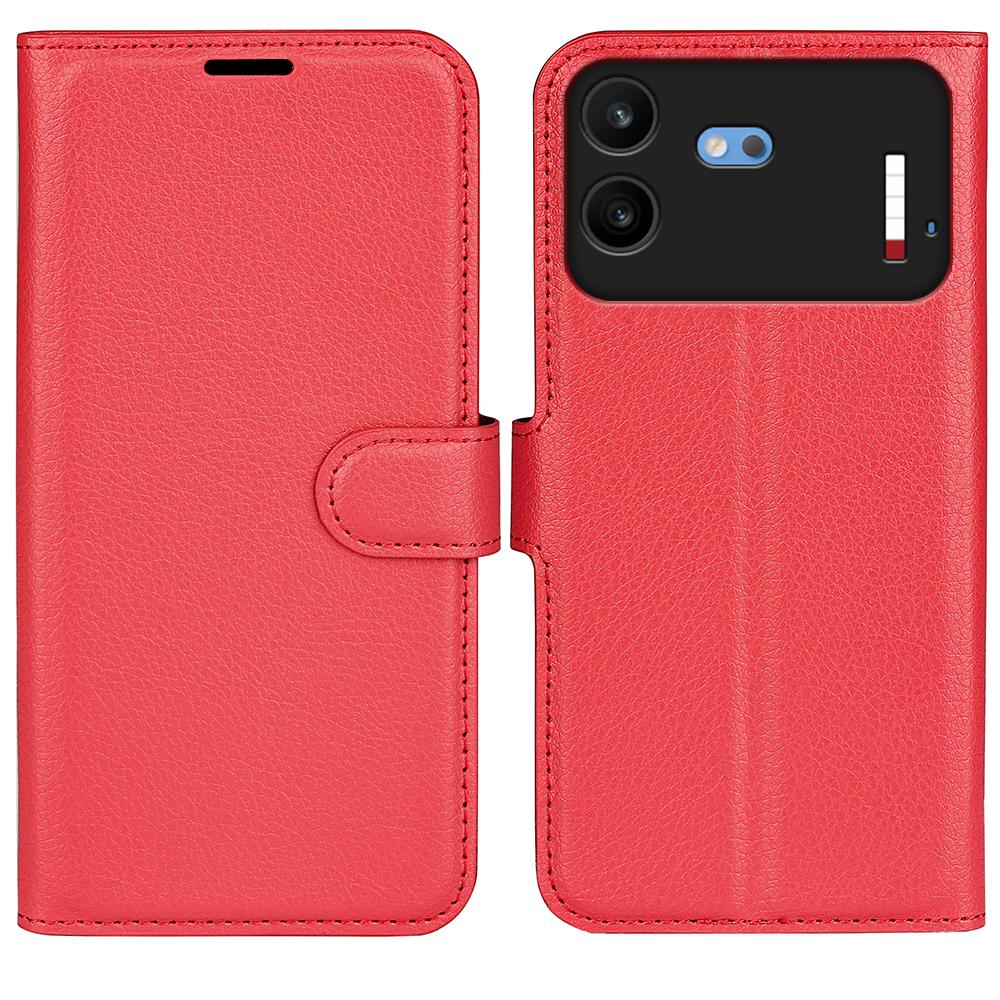 For Nothing Phone 4b Litchi Texture Horizontal Flip Leather Phone Case with Holder(Red) - Shopkiz.com