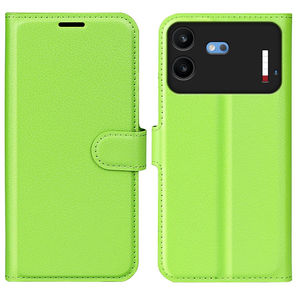 For Nothing Phone 4b Litchi Texture Horizontal Flip Leather Phone Case with Holder(Green) - Shopkiz.com