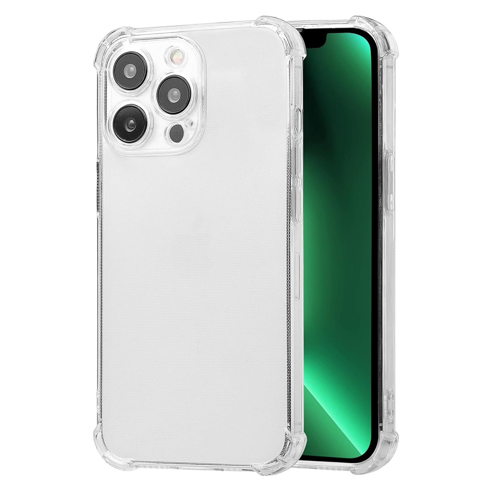 For iPhone 13 Pro Kalebol 1.5mm Four-Corner Airbags Shockproof Transparency TPU Phone Case - Shopkiz.com