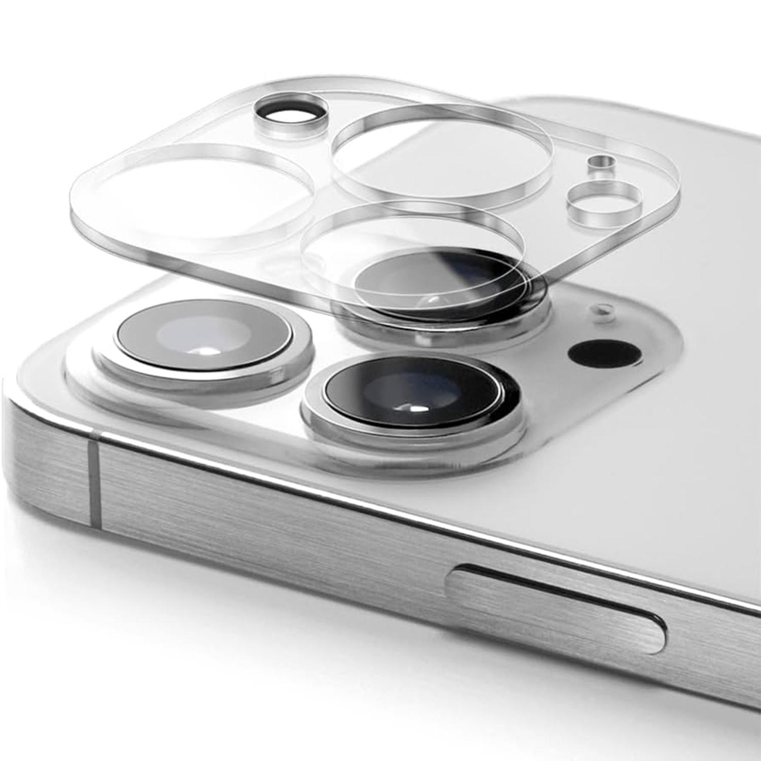 For iPhone 16 Pro Kalebol Transparent One Piece Lens Protection Film - Shopkiz.com