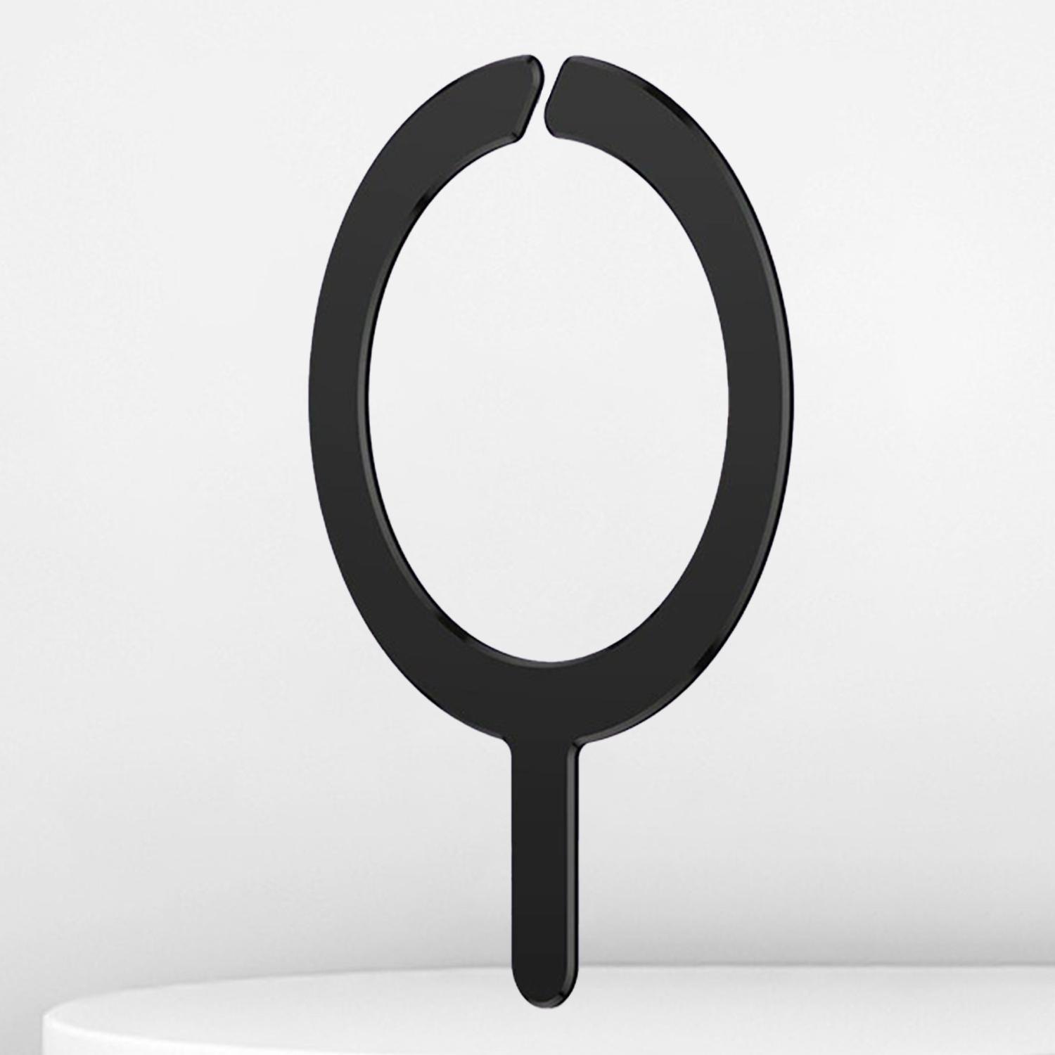 Wireless Charging Aluminum Alloy Ring Magnetic Sheet(Black Upper Gap) - Shopkiz.com