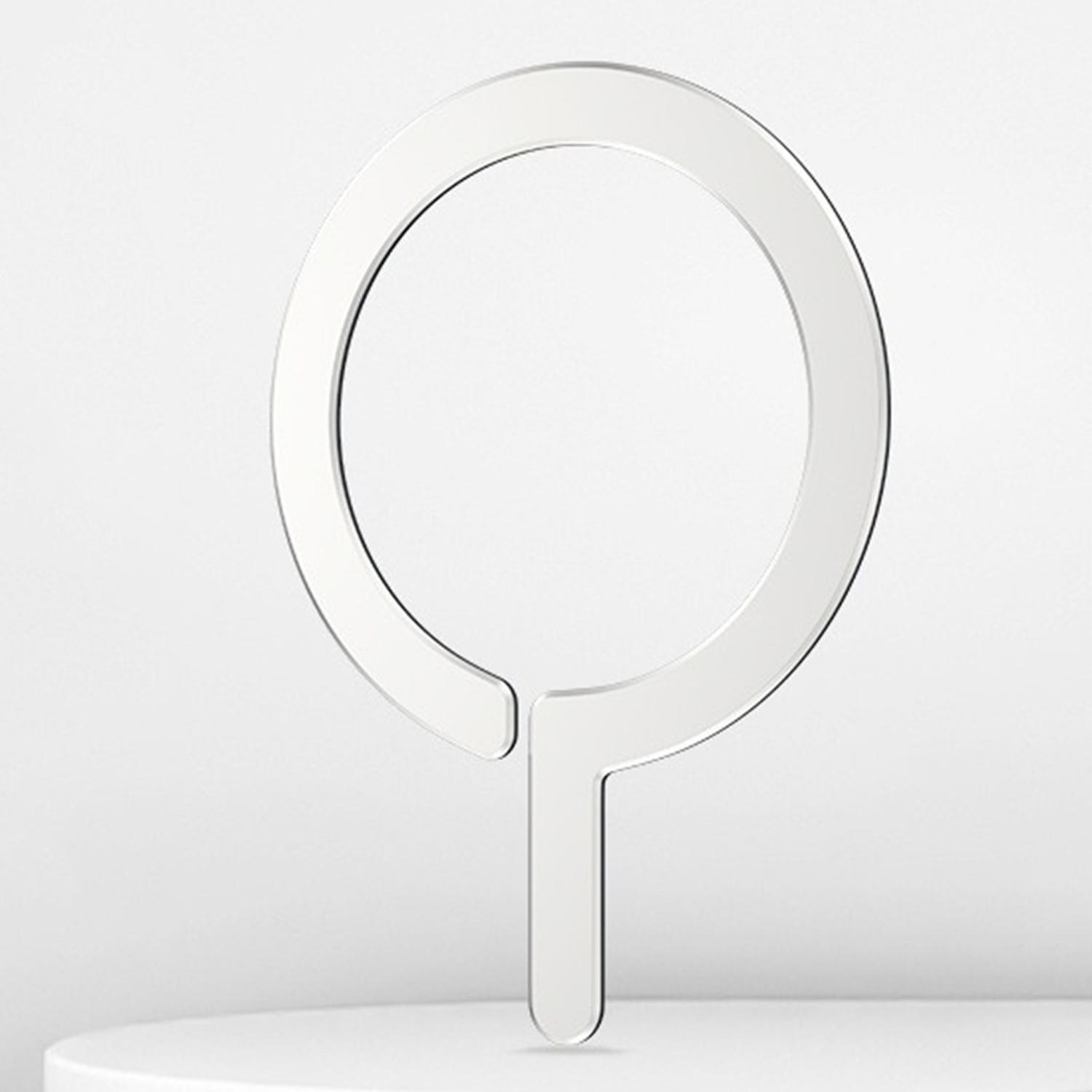 Wireless Charging Aluminum Alloy Ring Magnetic Sheet(Silver Lower Gap) - Shopkiz.com