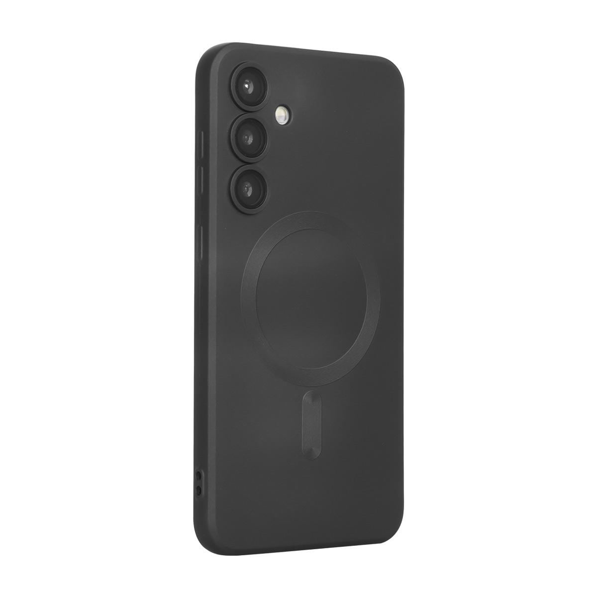 For Galaxy S26 FE 5G ENKAY MagSafe Matte TPU Phone Case with Lens Film(Black) - Shopkiz.com