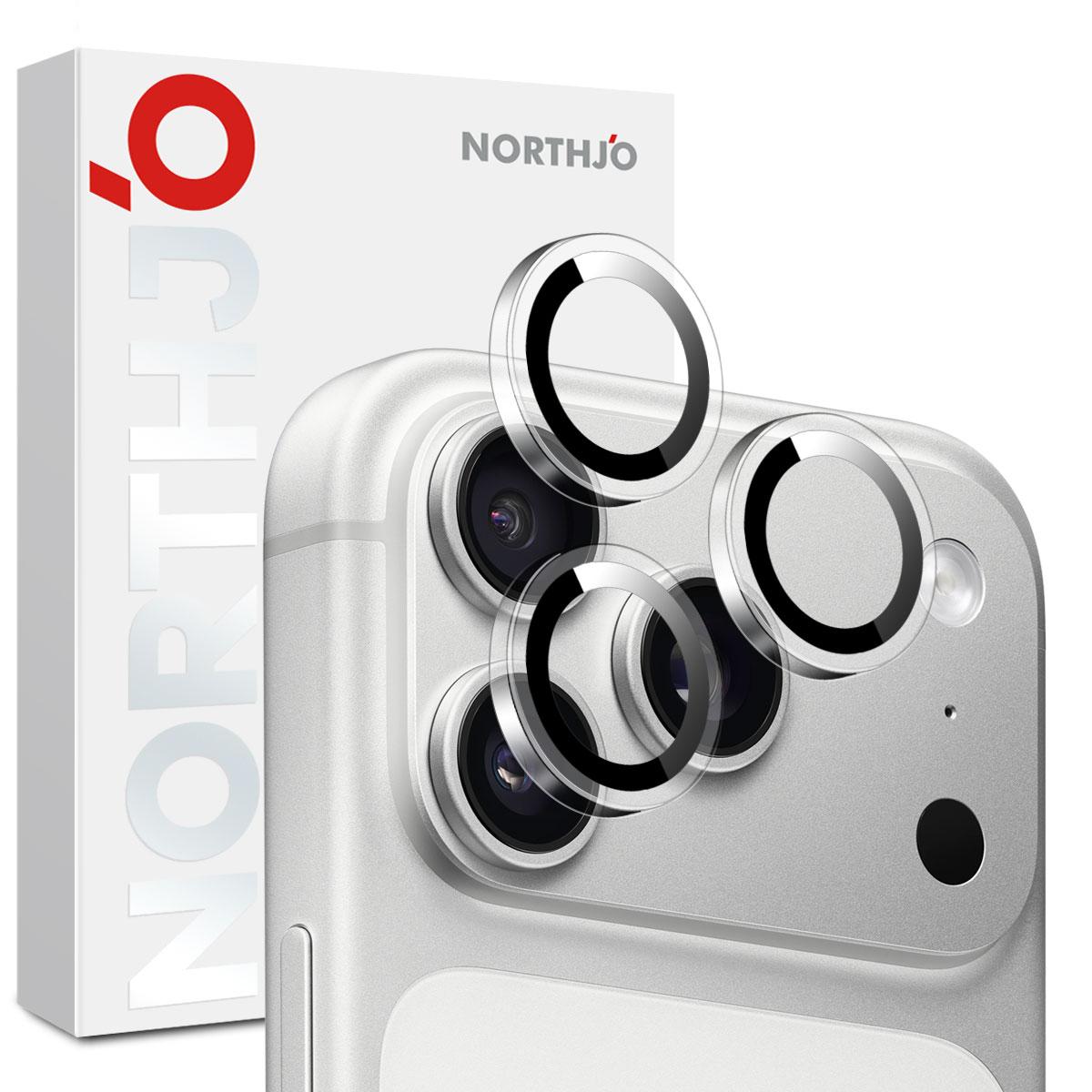 For iPhone 18 Pro / 18 Pro Max NORTHJO Camera Lens Protector Clear Ring Tempered Glass Film(Clear) - Shopkiz.com
