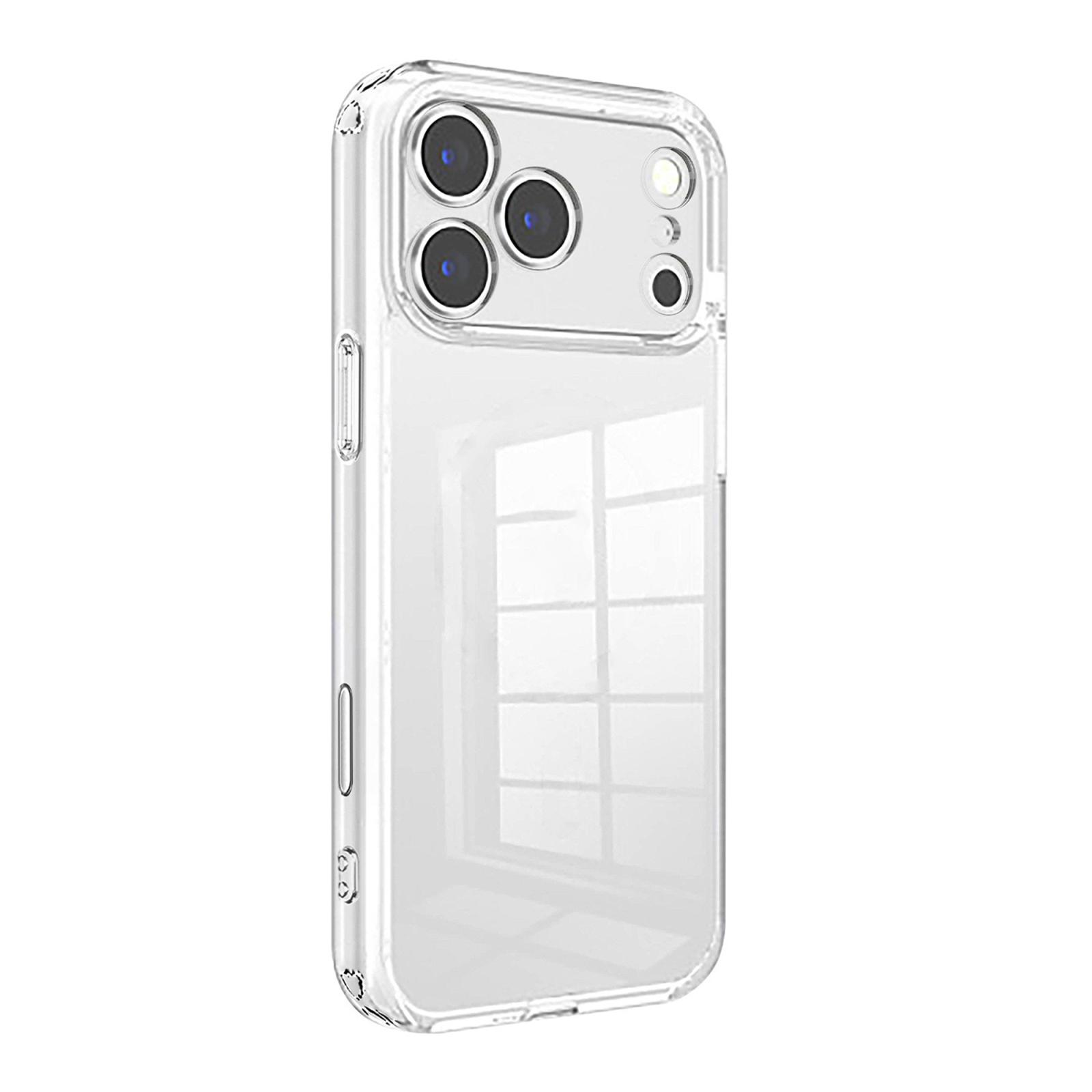 For iPhone 17 Pro Kalebol Simple Clear PC Phone Case(Transparent) - Shopkiz.com