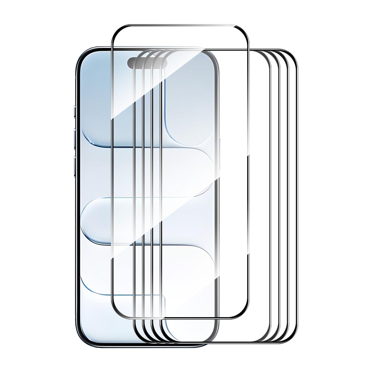 For iPhone Air 5pcs ENKAY Thickened Glue No White Edge High Aluminum-silicon Tempered Glass Film - Shopkiz.com