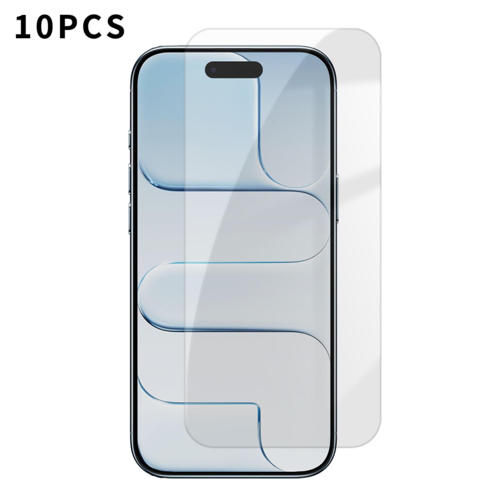 For iPhone Air Kalebol 10pcs High-Aluminum Semi-Screen Anti-Fingerprint HD Tempered Glass Film - Shopkiz.com