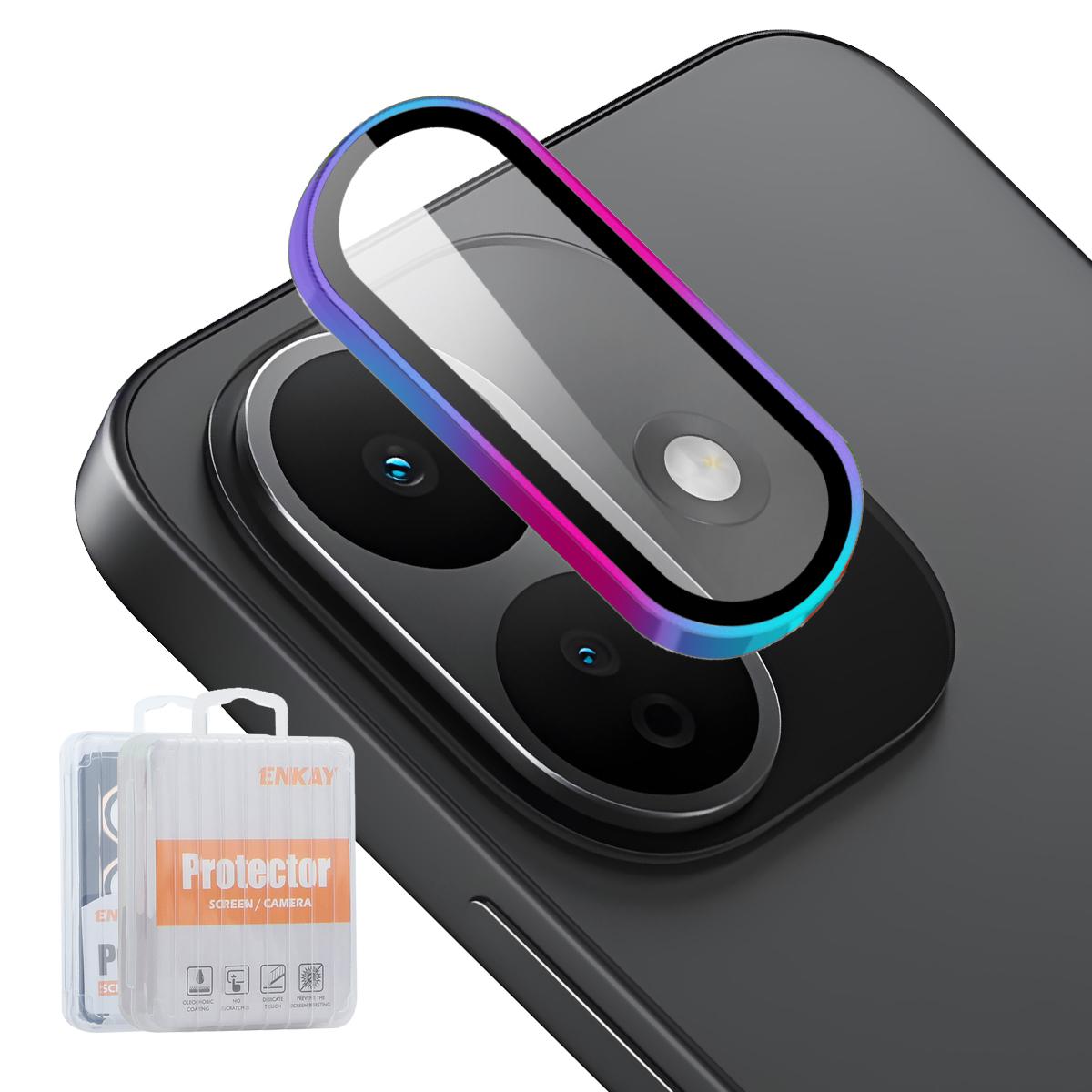 For Redmi Note 17 Pro 5G Global 163mm ENKAY Hat-Prince 9H Rear Camera Lens Aluminium Alloy Tempered Glass Film(Colorful) - Shopkiz.com