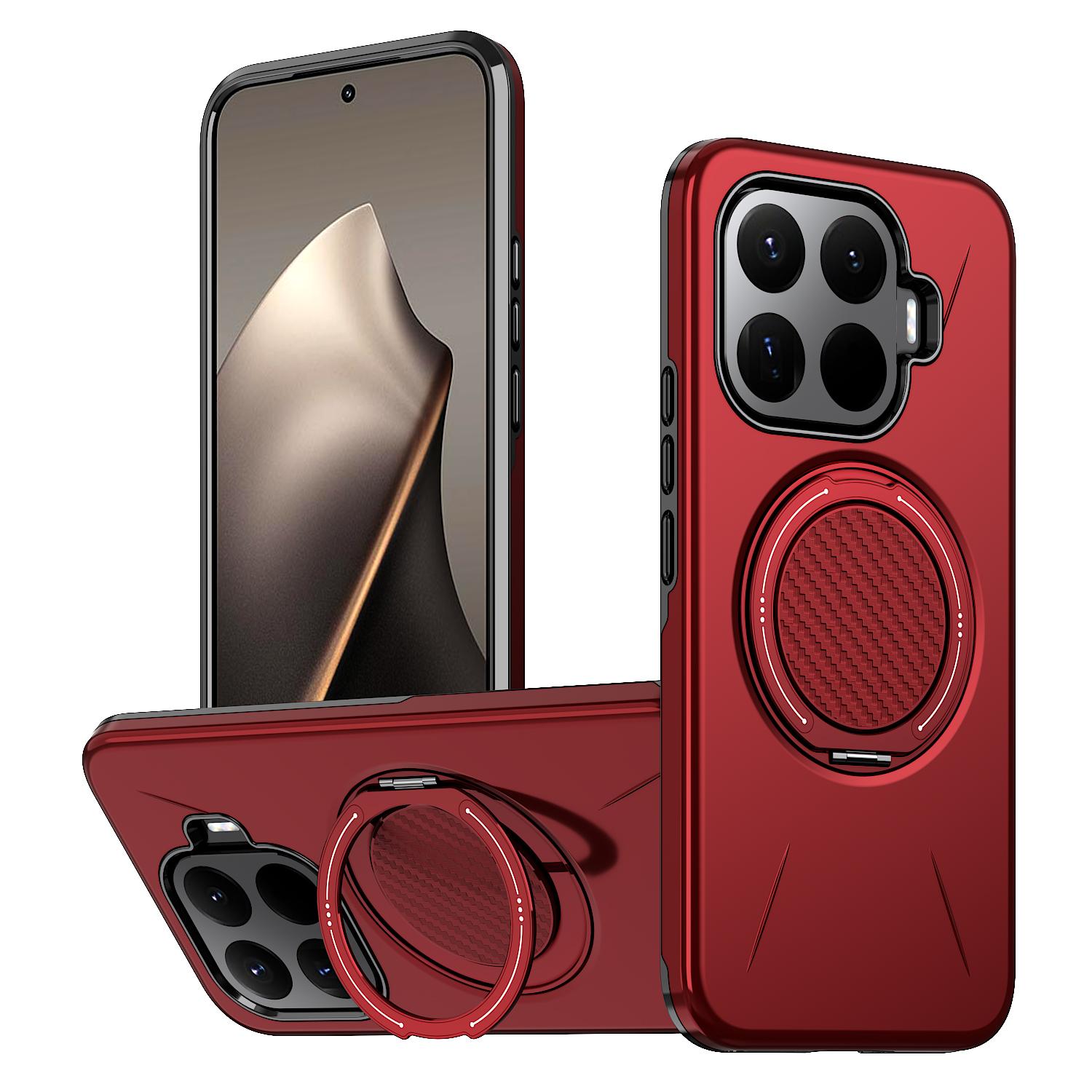 For Xiaomi 17T Pro 5G Kalebol Magnetic MagSafe Rotation Holder PC Phone Case(Red) - Shopkiz.com