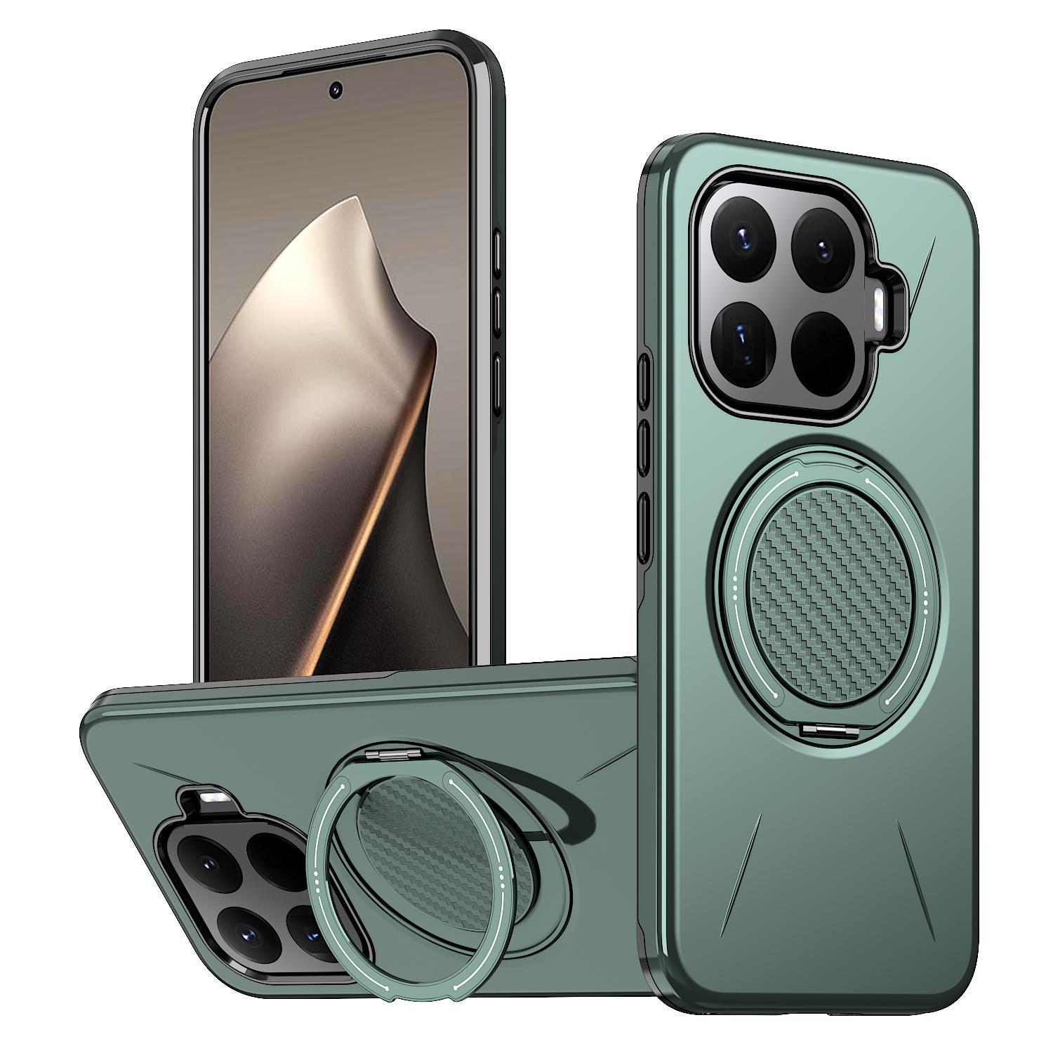 For Xiaomi 17T Pro 5G Kalebol Magnetic MagSafe Rotation Holder PC Phone Case(Grey Green) - Shopkiz.com