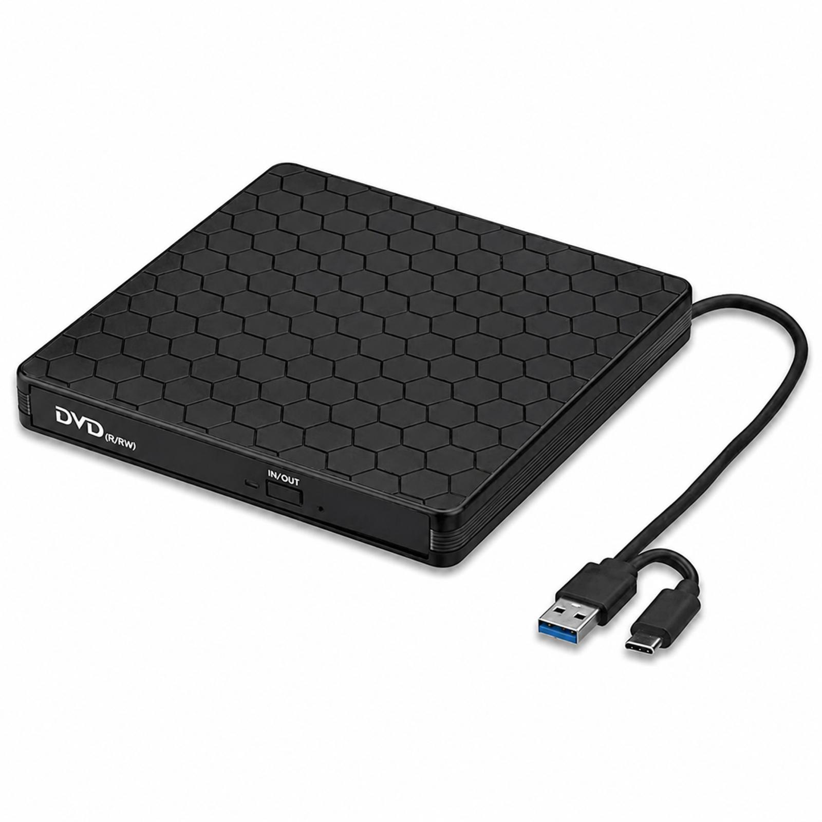 BT686 External DVD Drive USB 3.0 / Type-C Portable Optical Drive / CD Burner For Desktop / Laptop - Shopkiz.com