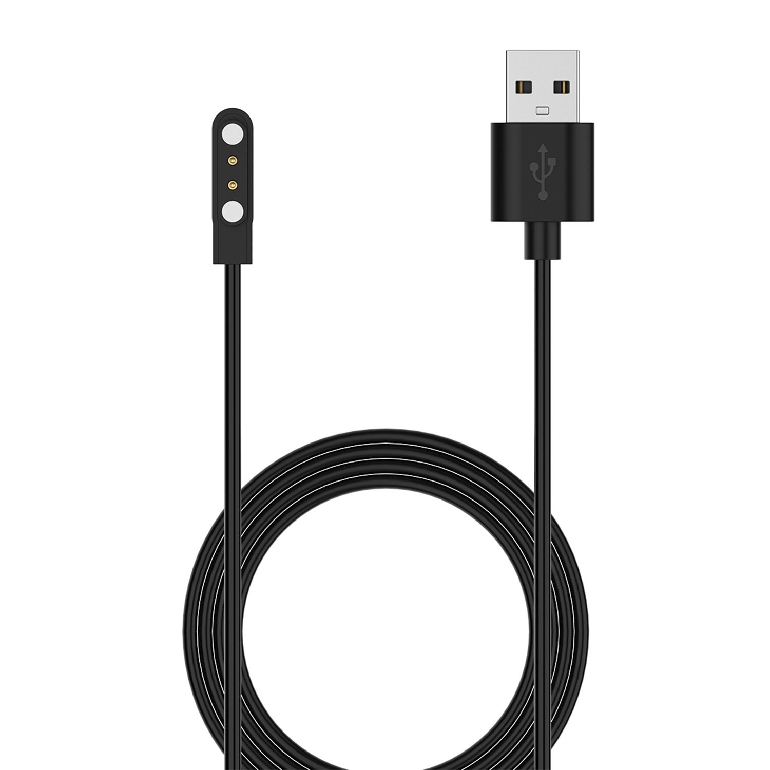 For Realme Watch 5 / Watch 3 Smart Watch Magnetic Charging Cable, Length: 1m(Black)
