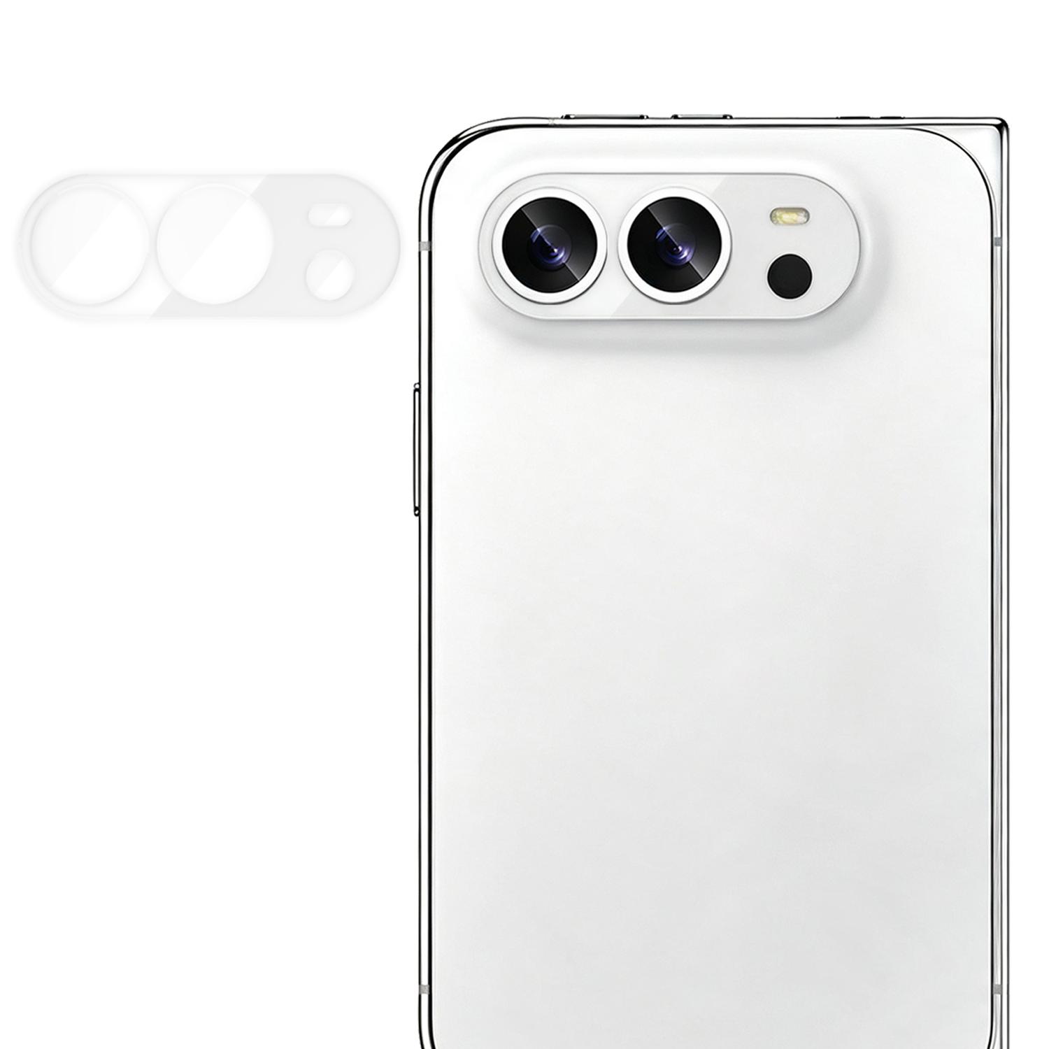 For iPhone Fold Kalebol Transparent HD Anti-Fingerprint AR Integrated Camera Lens Tempered Glass Film - Shopkiz.com