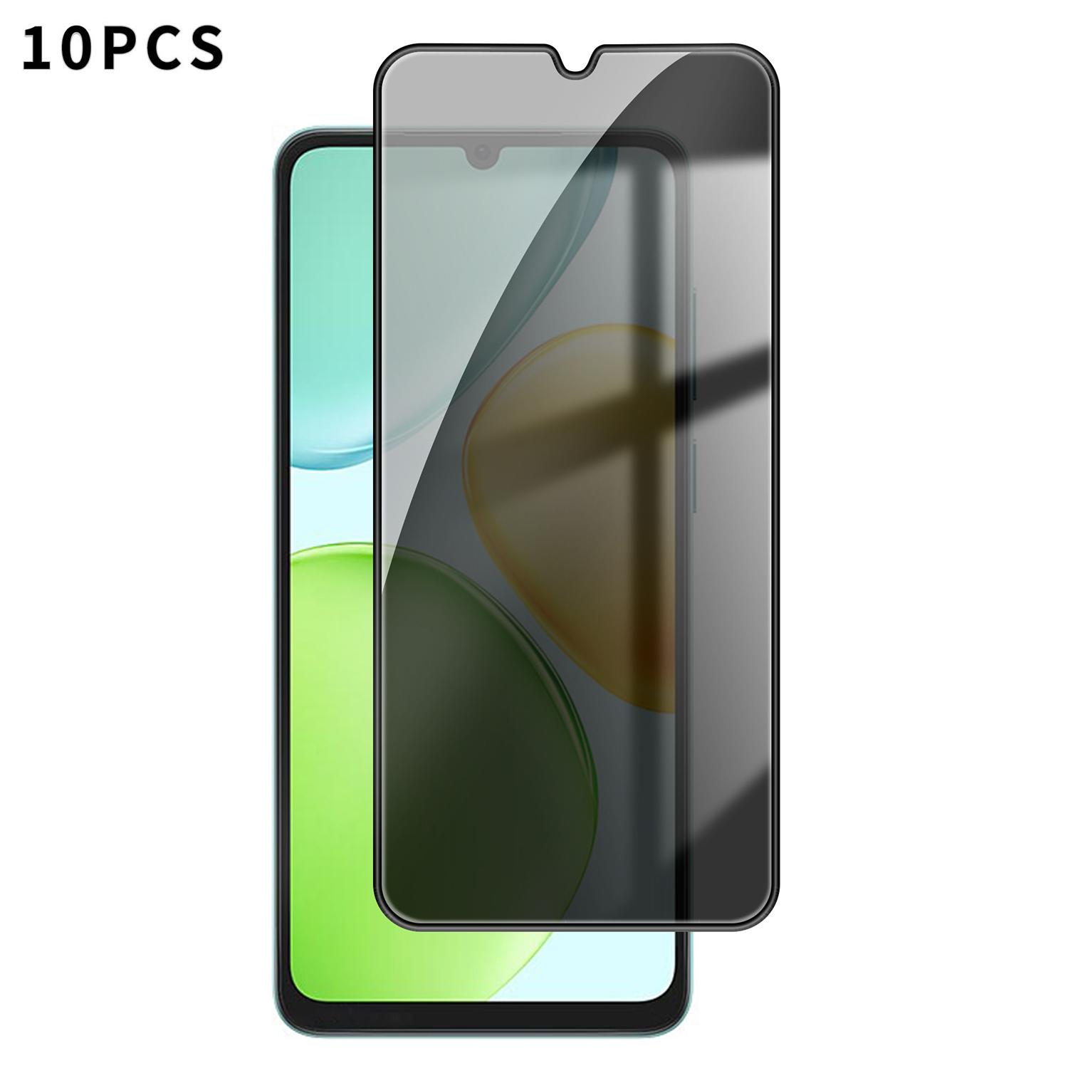 For Honor 500 Smart Indian 5G 10pcs Kalebol High-Aluminum Screen-Printed Full-Coverage Black-Border Privacy Tempered Glass Film - Shopkiz.com