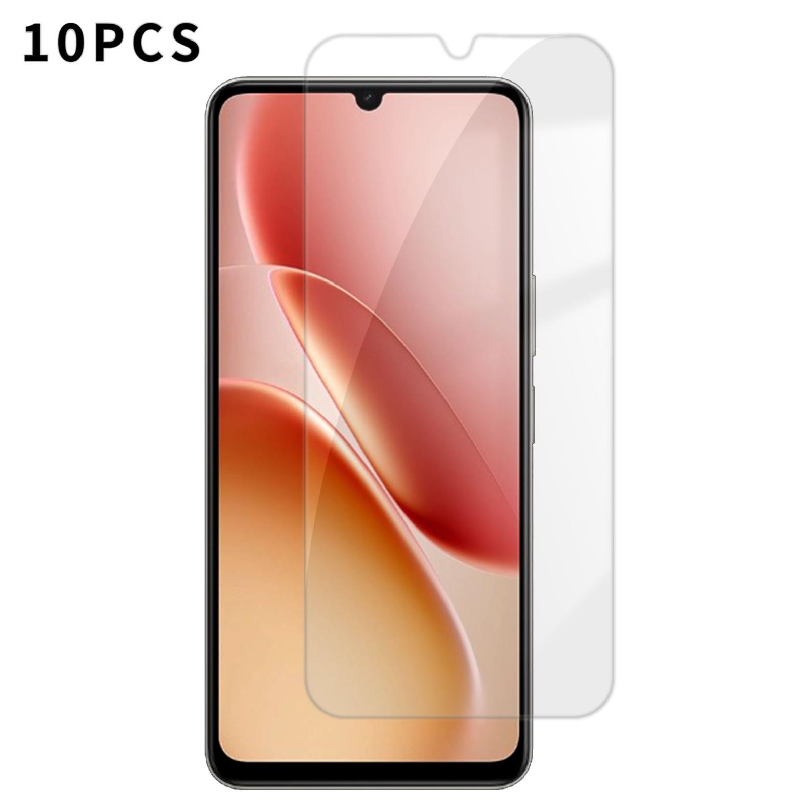 For vivo iQOO Z11i 5G Kalebol 10pcs High-Aluminum Semi-Screen Anti-Fingerprint HD Tempered Glass Film - Shopkiz.com