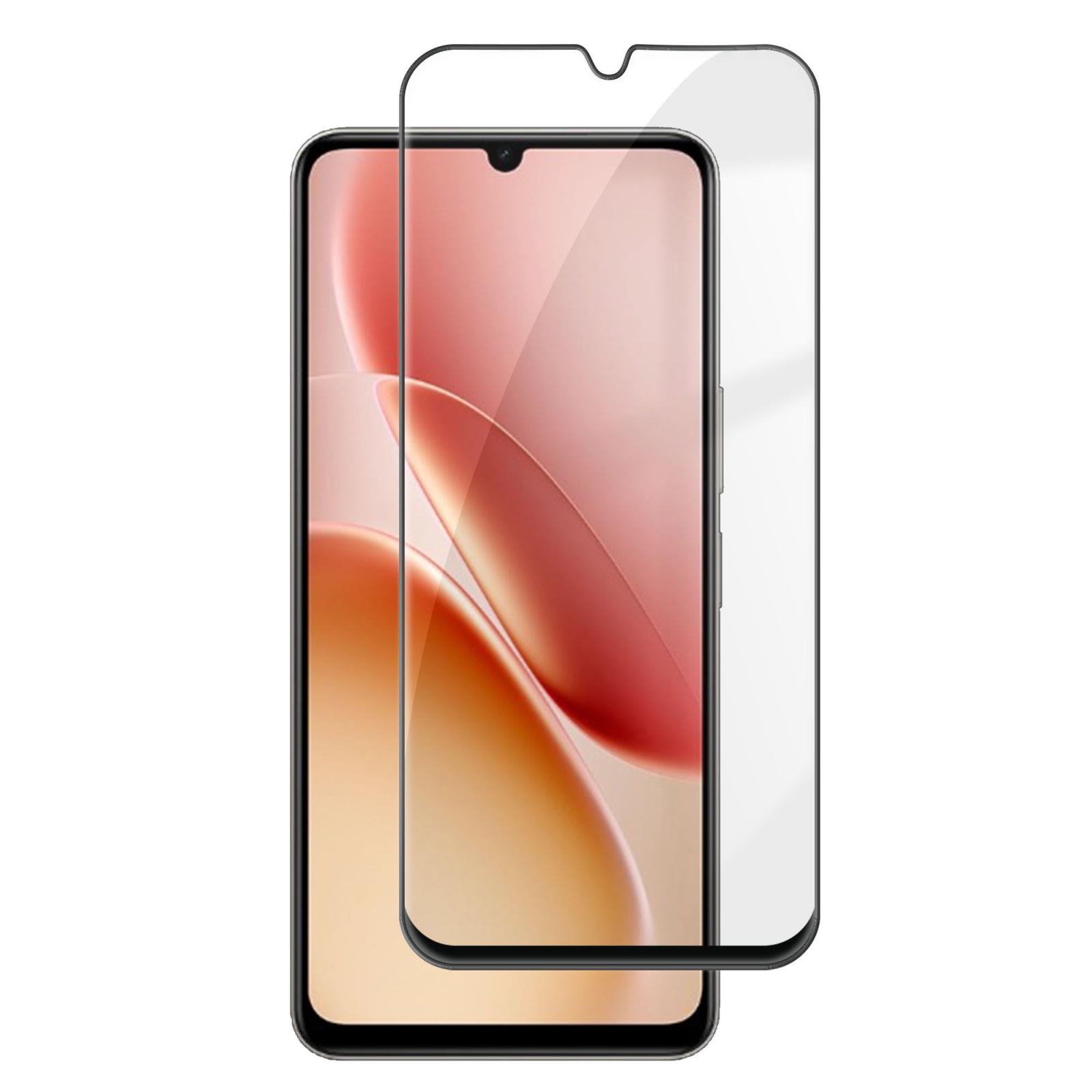 For vivo iQOO Z11i 5G Kalebol High-Aluminum Screen-Printed Full-Coverage Anti-Fingerprint Black-Bordered HD Tempered Glass Film - Shopkiz.com